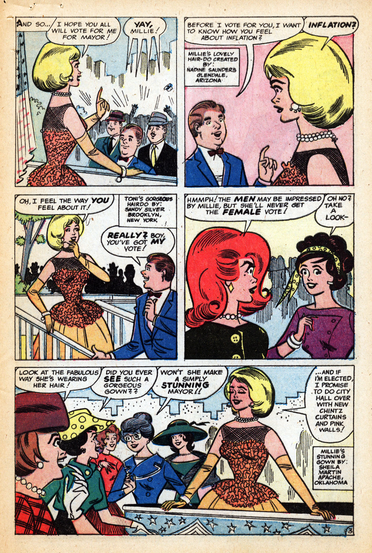 Read online Millie the Model comic -  Issue #111 - 5