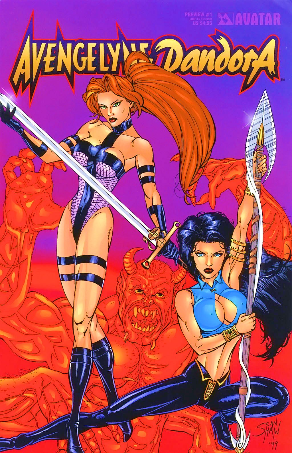 Read online Avengelyne / Pandora comic -  Issue #0 - 2