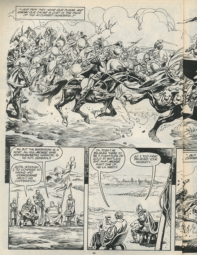 Read online The Savage Sword Of Conan comic -  Issue #181 - 38
