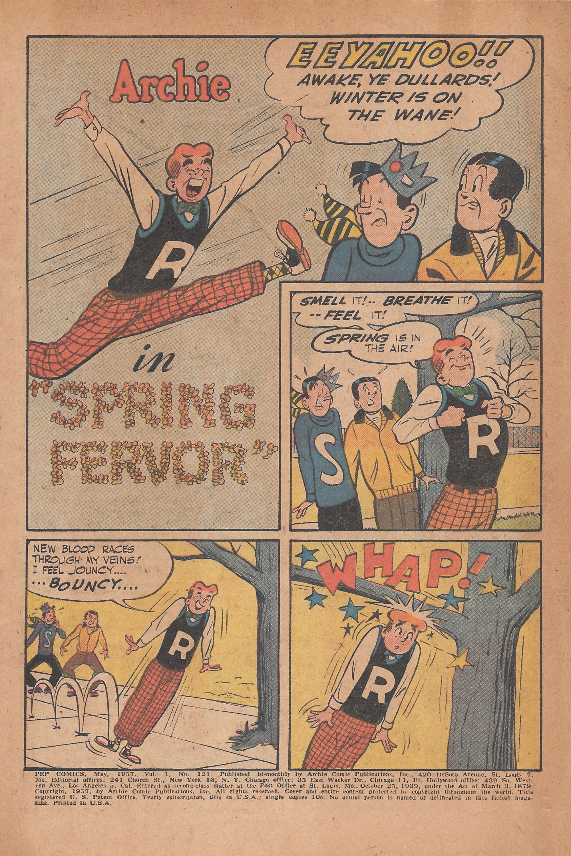 Read online Pep Comics comic -  Issue #121 - 3