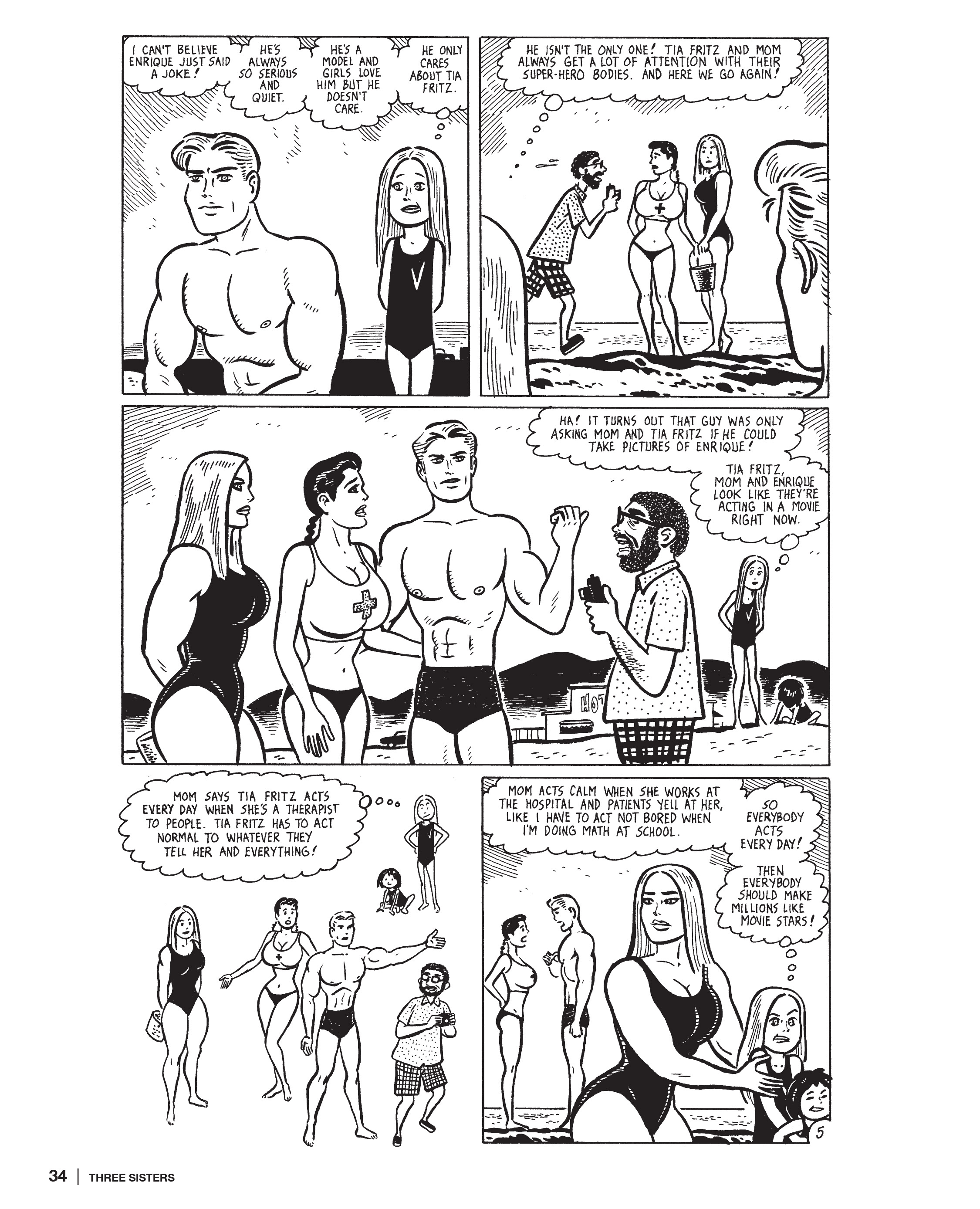 Read online Three Sisters: The Love and Rockets Library comic -  Issue # TPB (Part 1) - 34