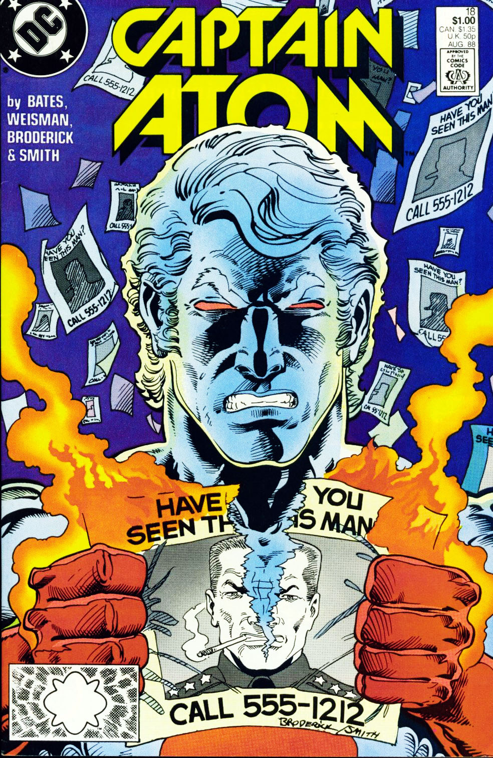 Read online Captain Atom (1987) comic -  Issue #18 - 1