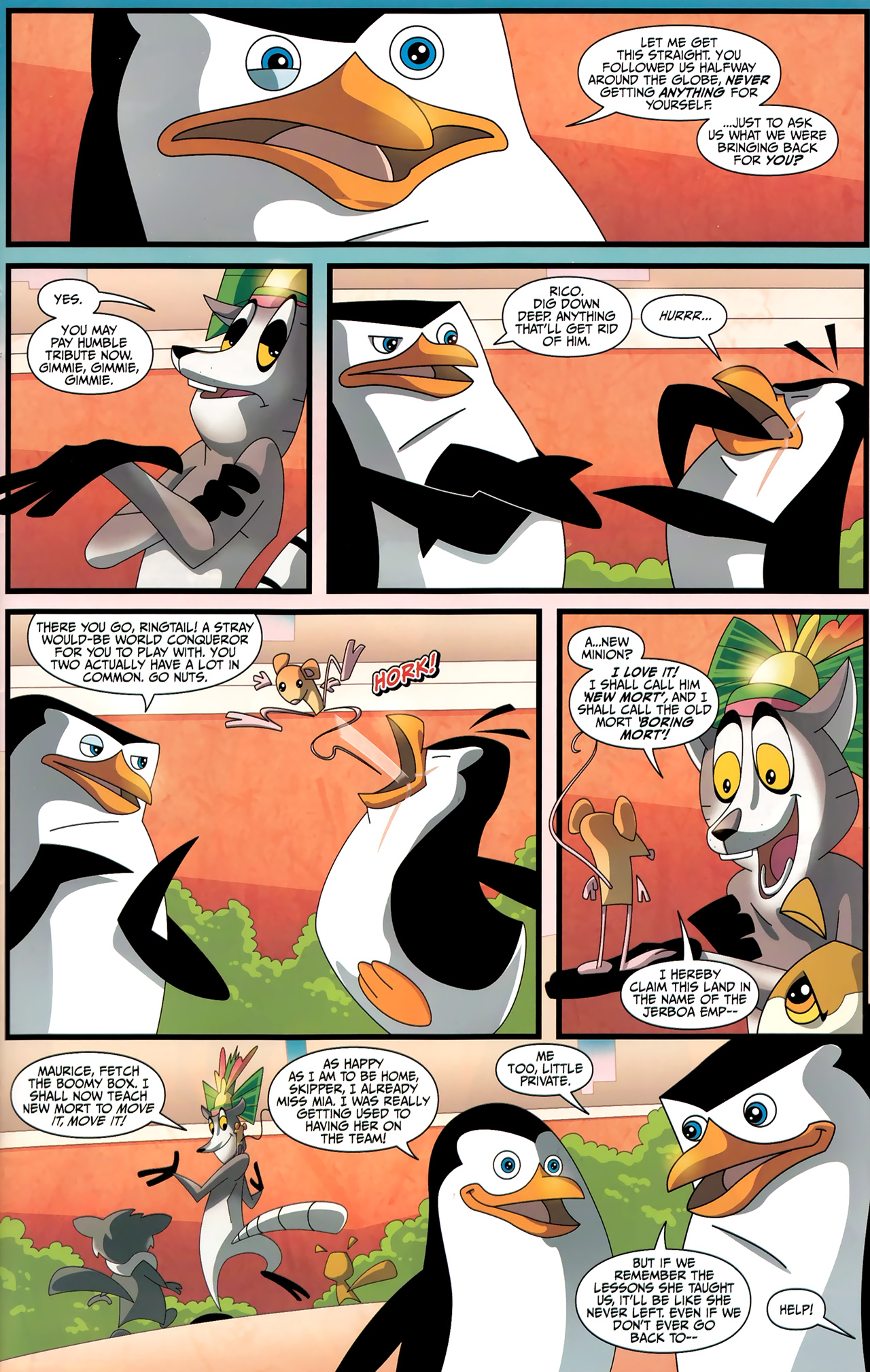 Read online Penguins of Madagascar comic -  Issue #4 - 21