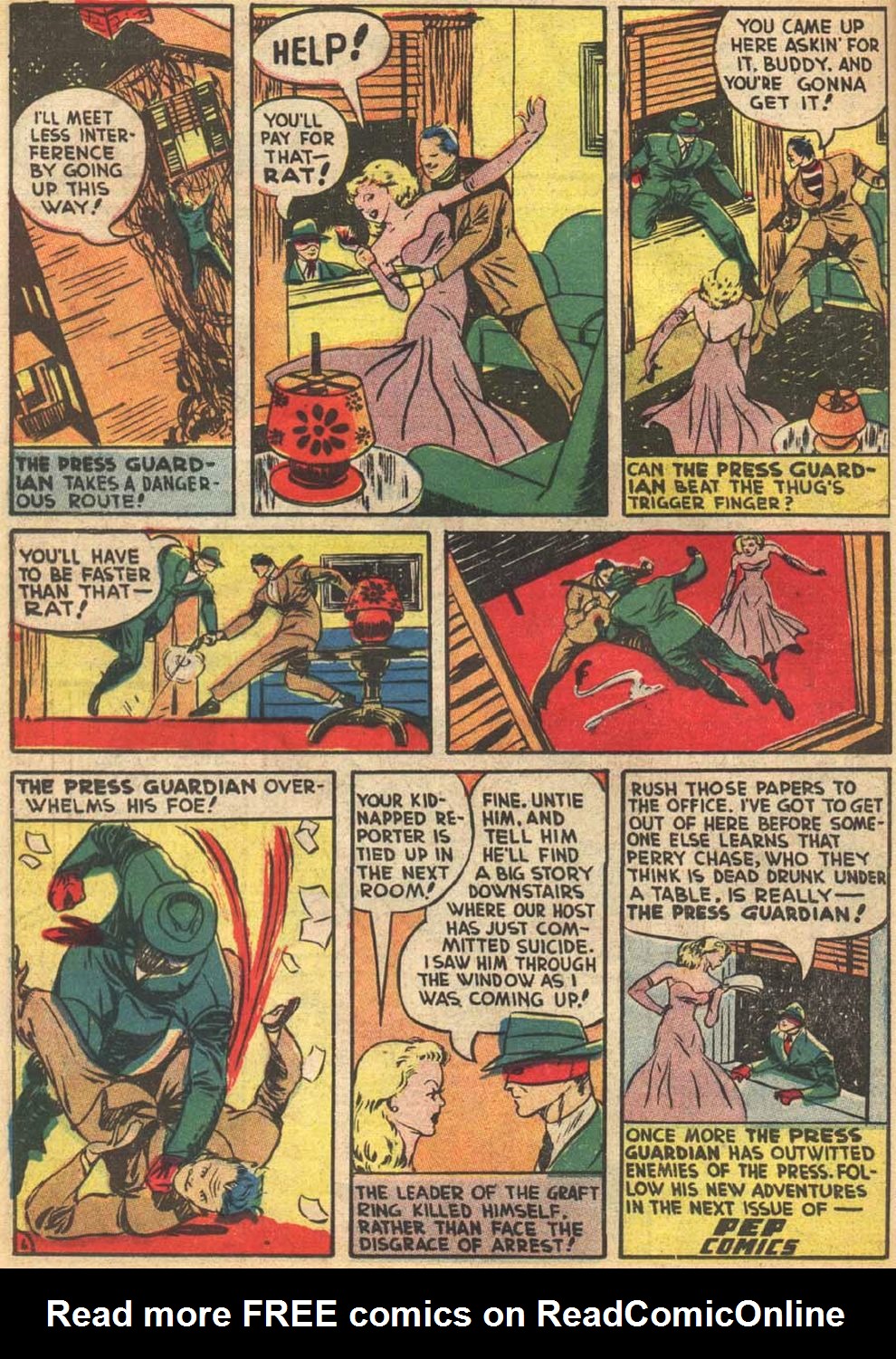 Read online Pep Comics comic -  Issue #4 - 26