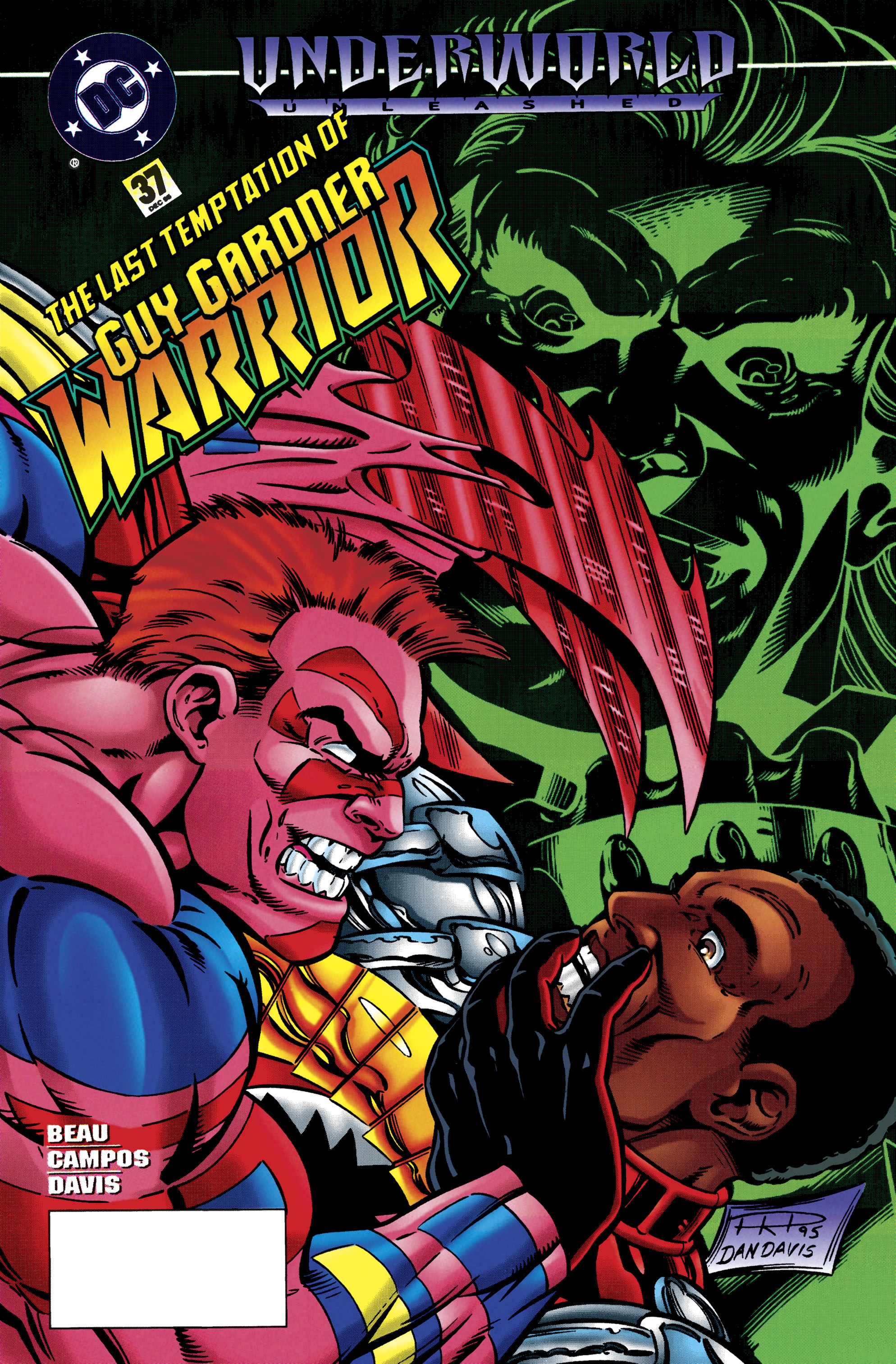 Read online Guy Gardner: Warrior comic -  Issue #37 - 1