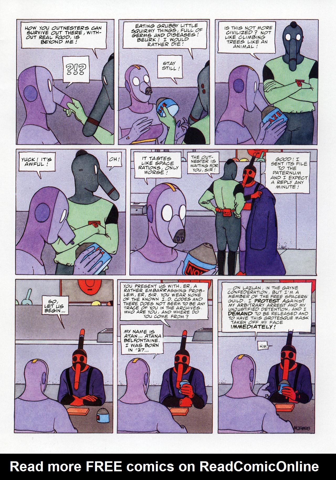 Read online Epic Graphic Novel: Moebius comic -  Issue # TPB 7 - 33