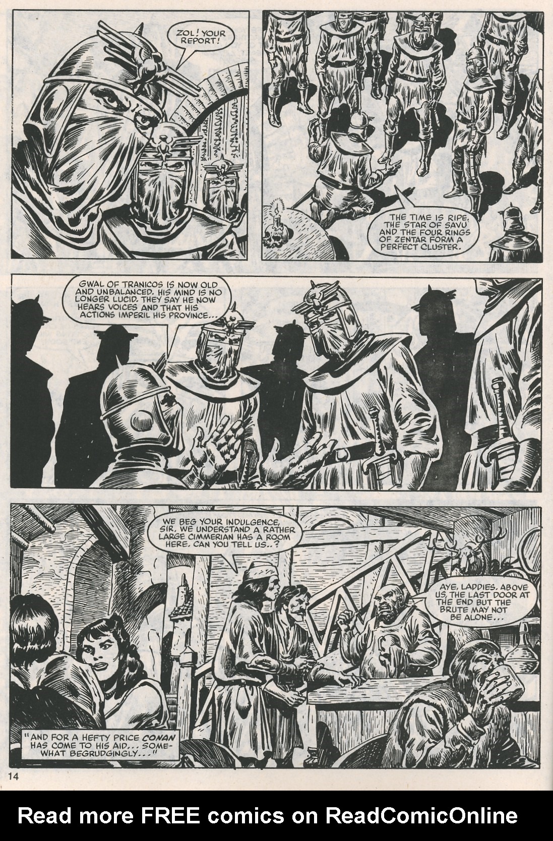 Read online The Savage Sword Of Conan comic -  Issue #116 - 14