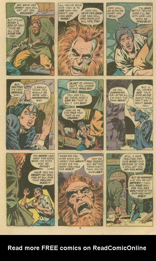 Read online Frankenstein (1973) comic -  Issue #11 - 5