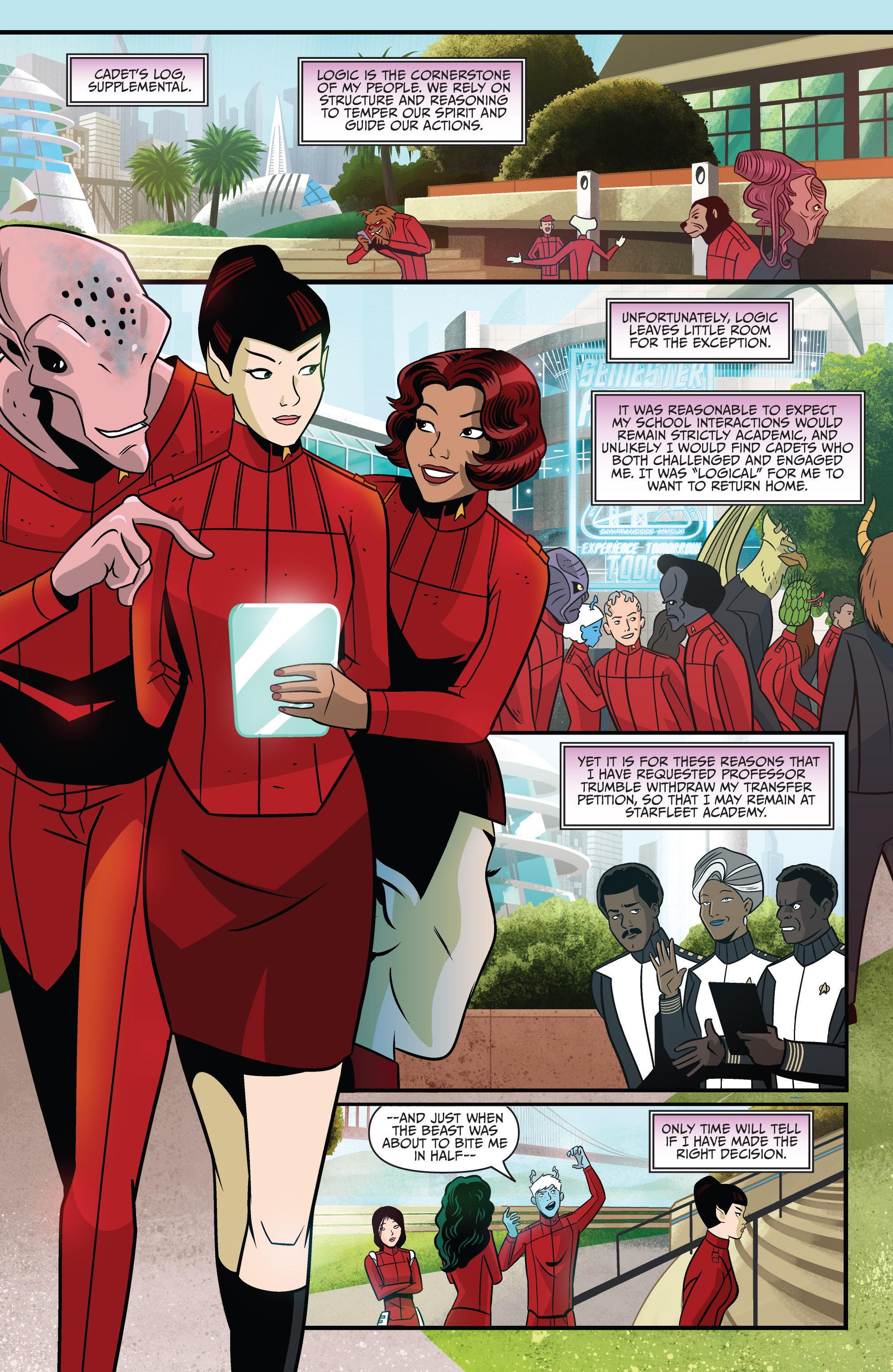 Read online Star Trek: Starfleet Academy (2015) comic -  Issue #5 - 19
