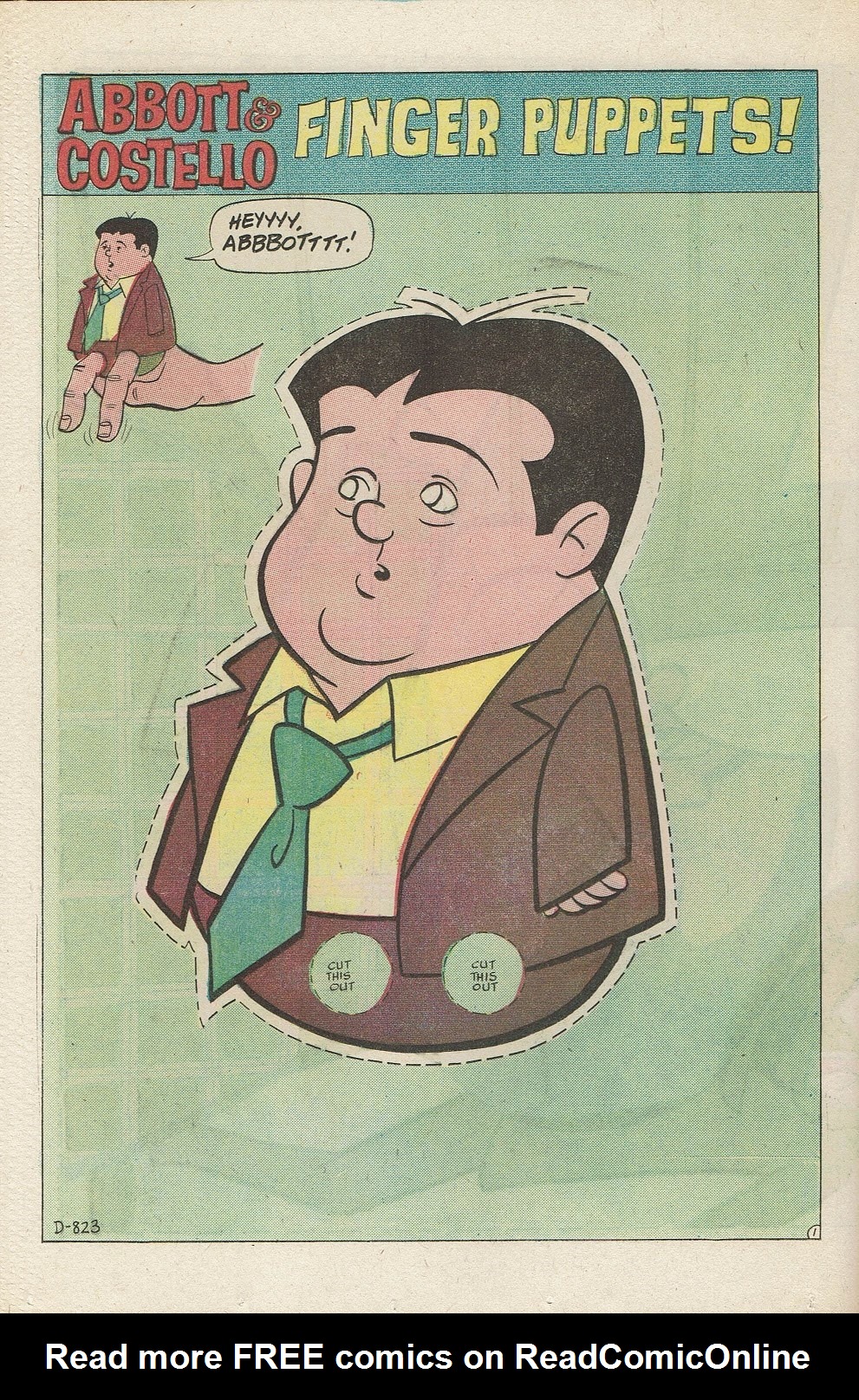 Read online Abbott & Costello comic -  Issue #18 - 19