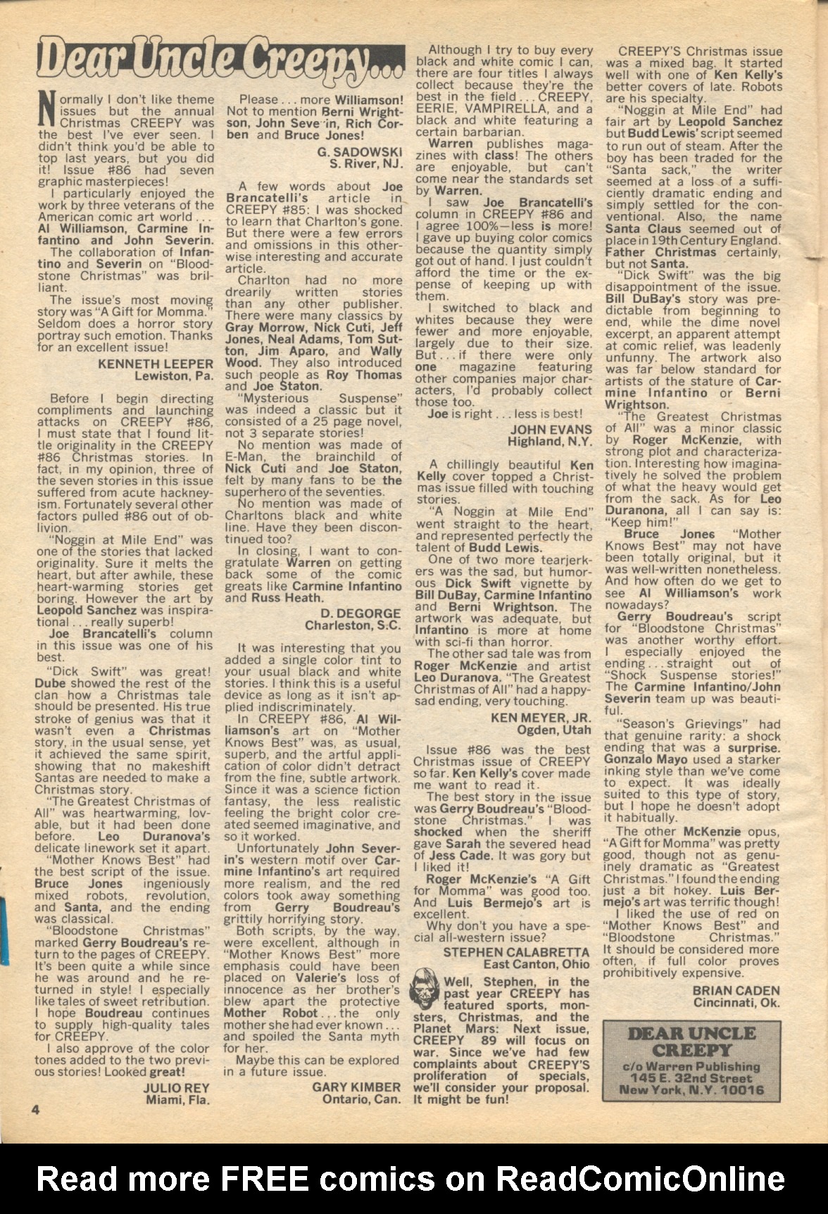 Read online Creepy (1964) comic -  Issue #88 - 4