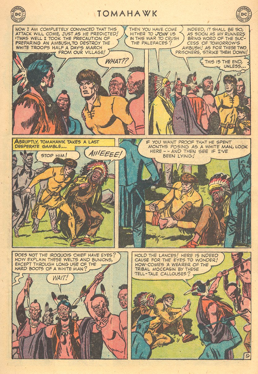 Read online Tomahawk comic -  Issue #8 - 11