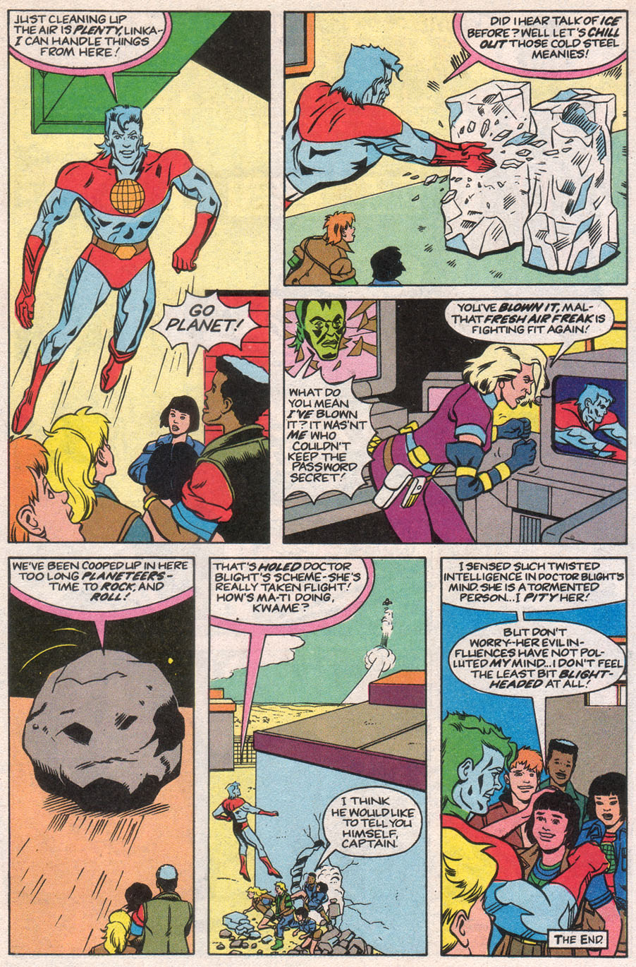 Read online Captain Planet and the Planeteers comic -  Issue #9 - 21