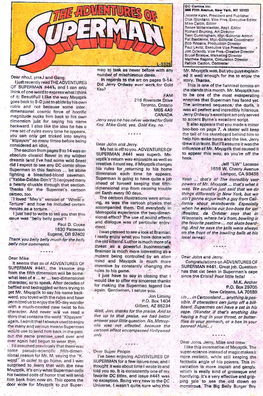 Read online Adventures of Superman (1987) comic -  Issue #445 - 24