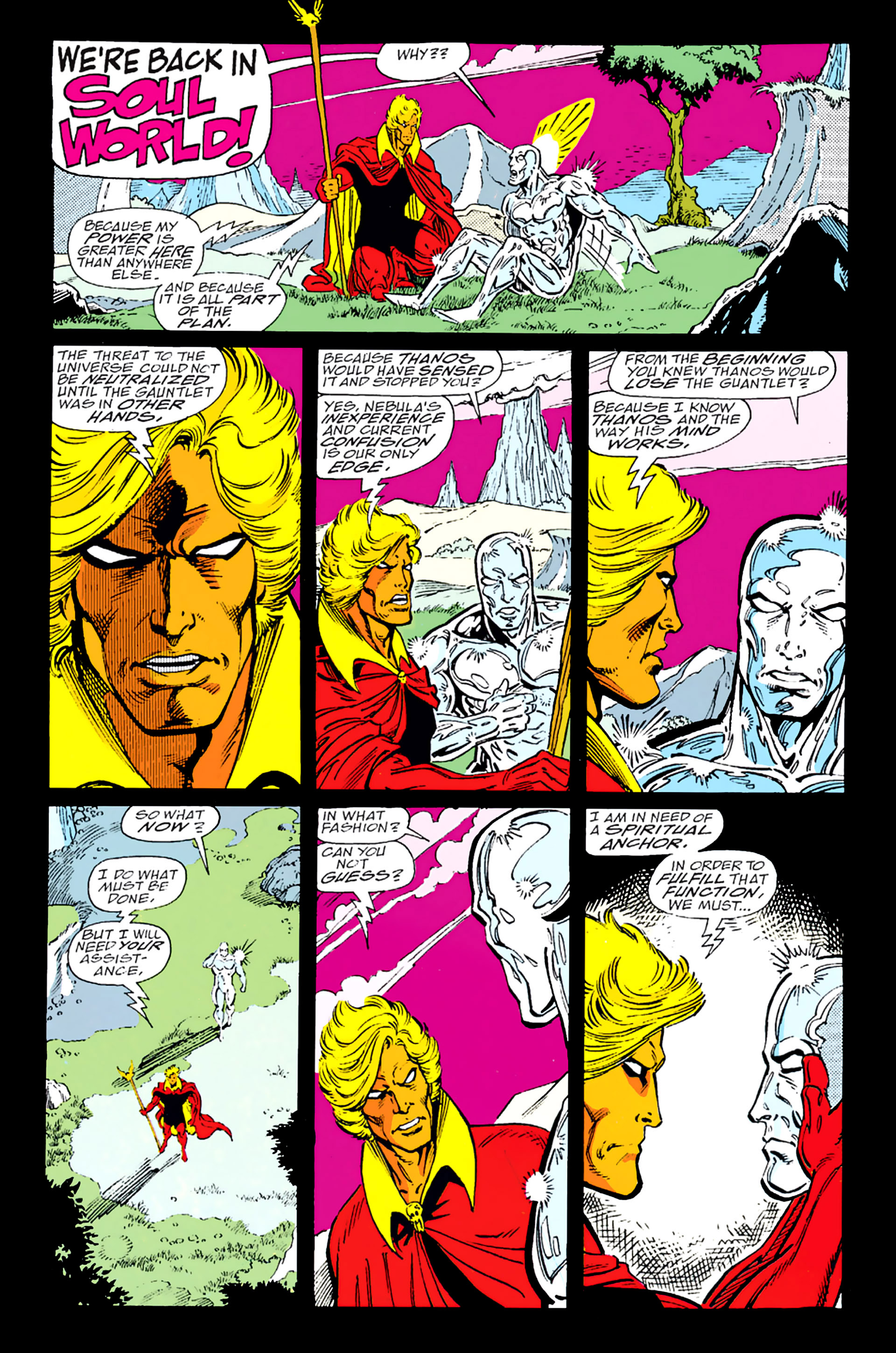 Read online Infinity Gauntlet (1991) comic -  Issue #6 - 12