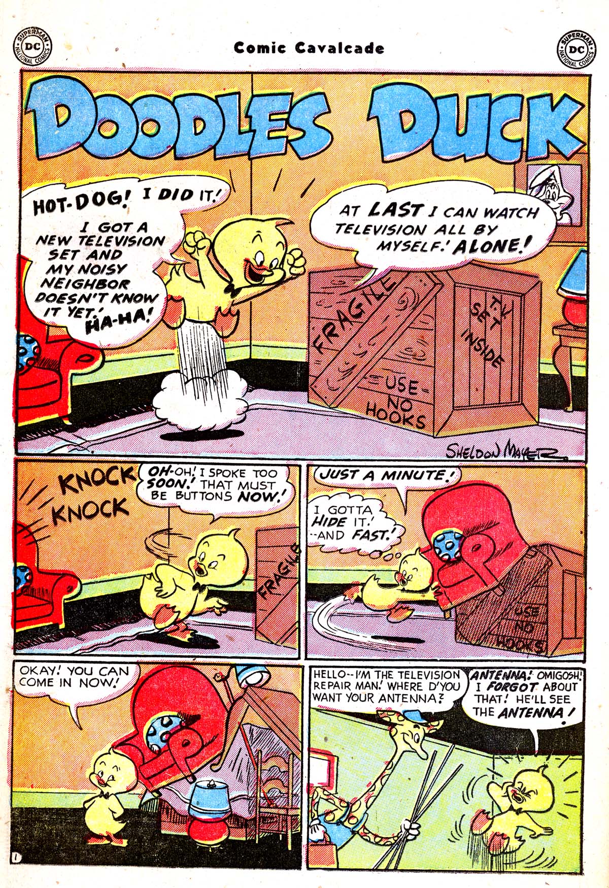 Read online Comic Cavalcade comic -  Issue #48 - 50