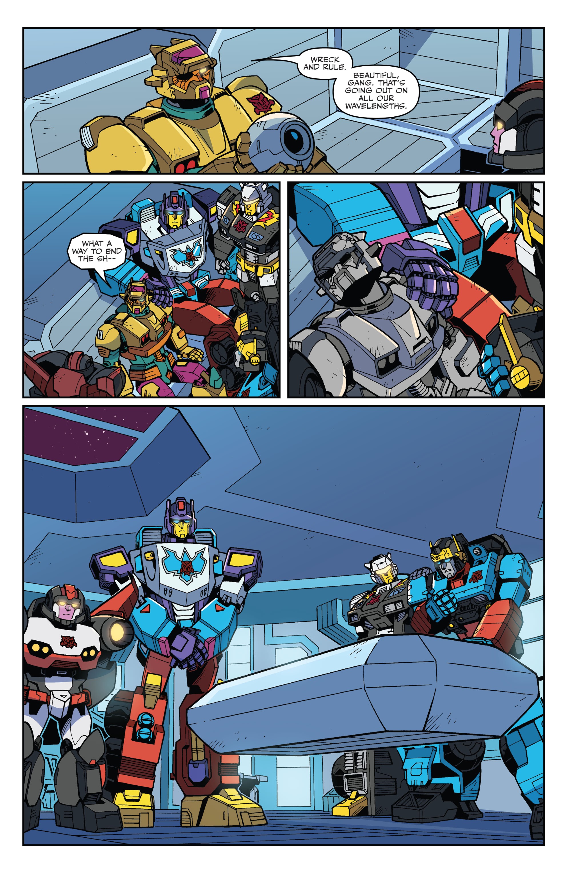 Read online Transformers: Wreckers-Tread and Circuits comic -  Issue #4 - 21