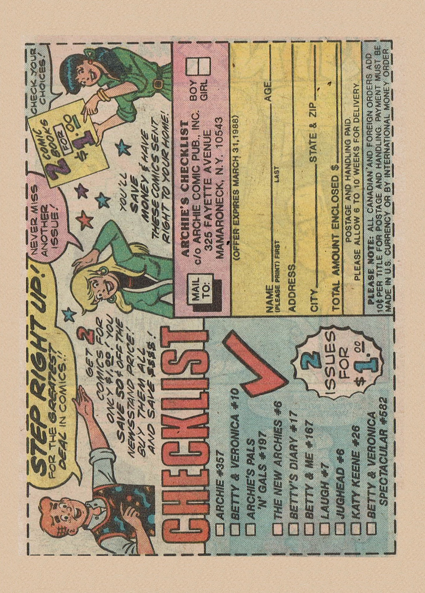 Read online Archie Annual Digest Magazine comic -  Issue #52 - 81
