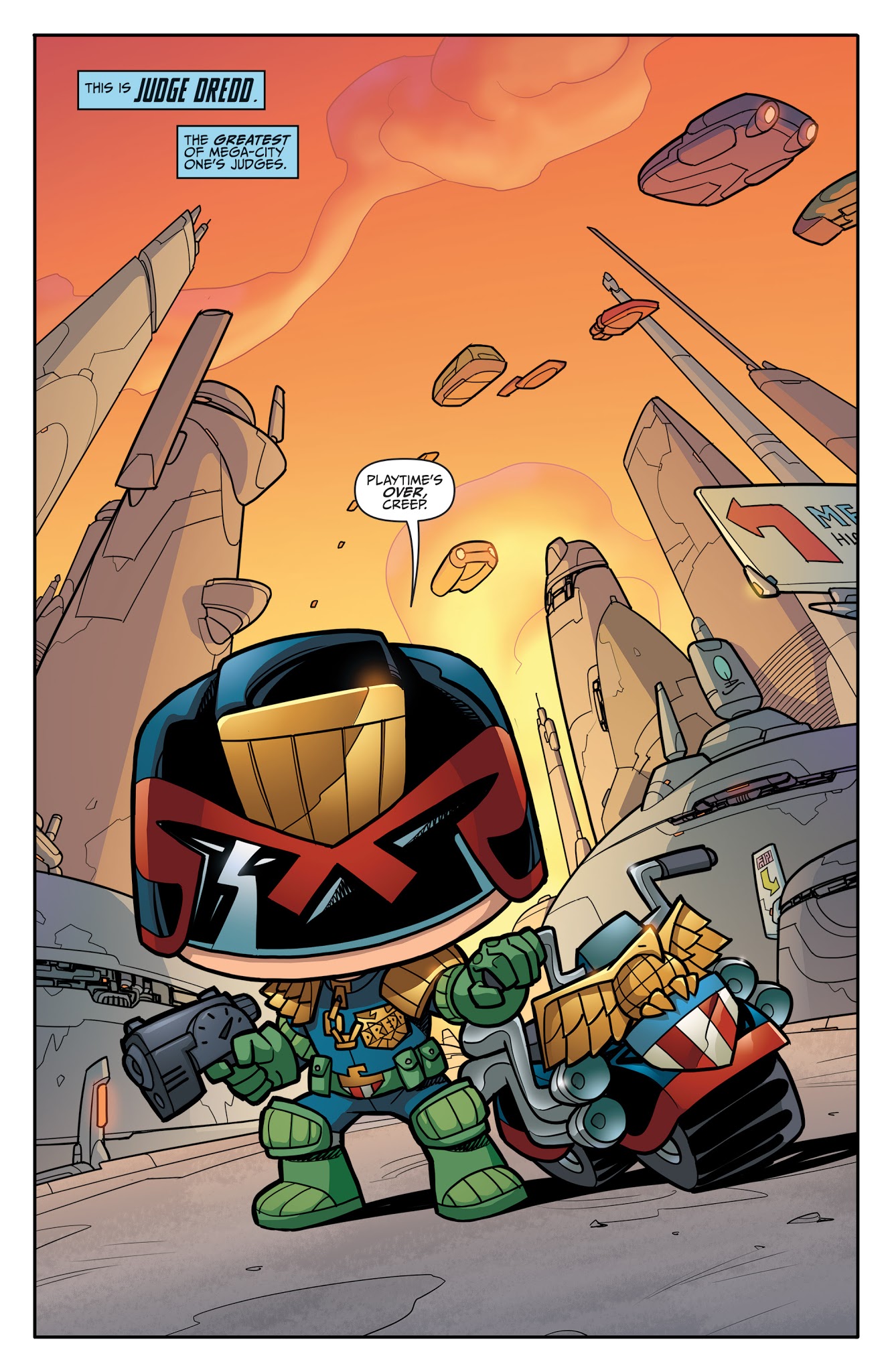 Read online Judge Dredd Funko Universe comic -  Issue # Full - 5
