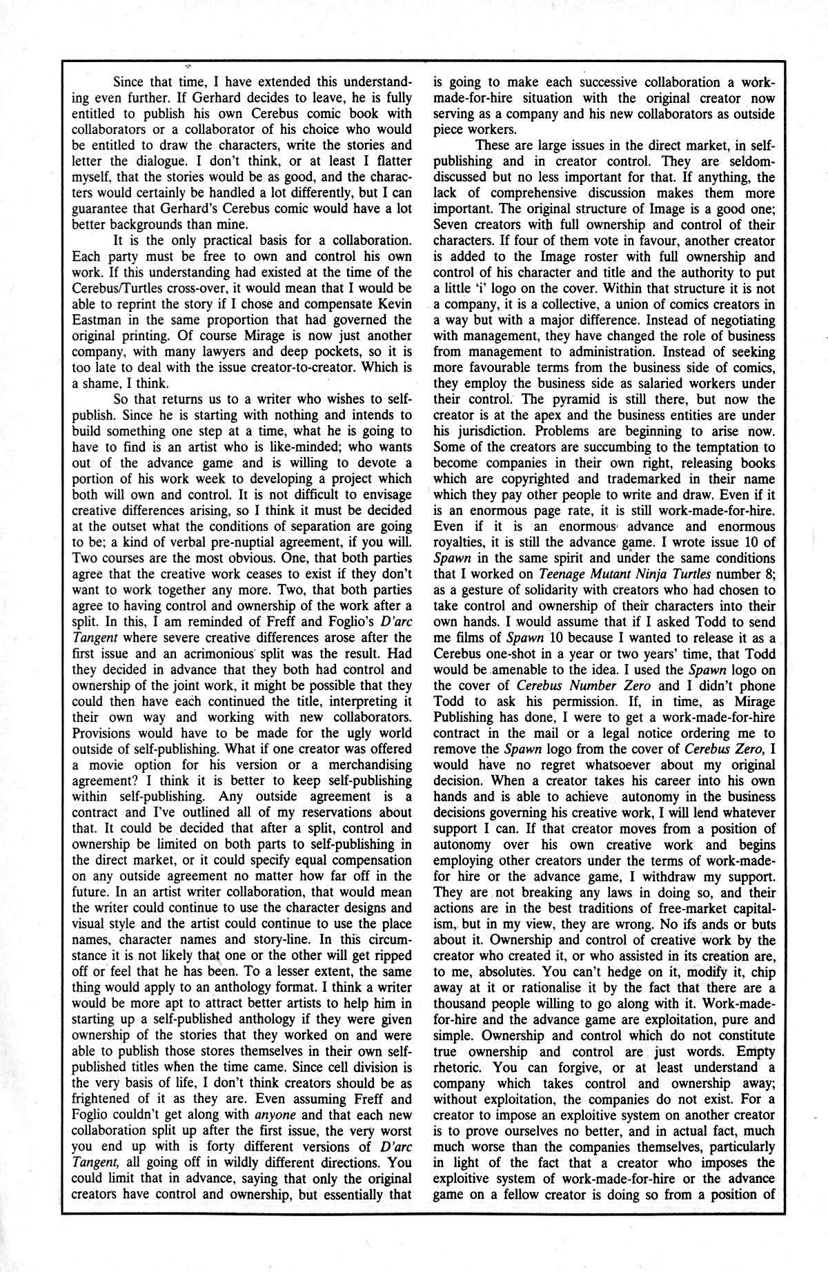 Read online Cerebus comic -  Issue #170 - 28