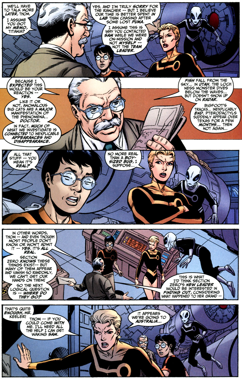 Read online Section Zero comic -  Issue #1 - 23