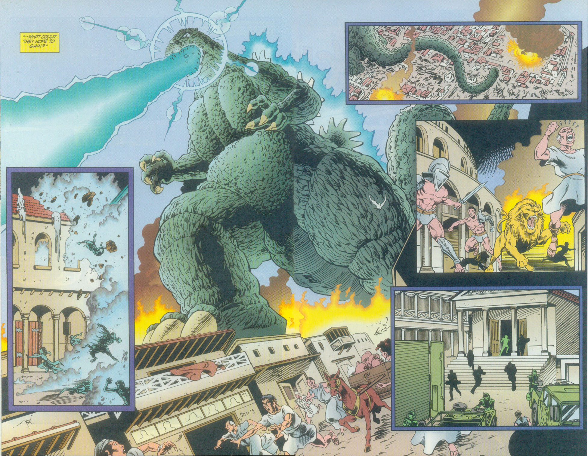 Read online Godzilla (1995) comic -  Issue #9 - 14