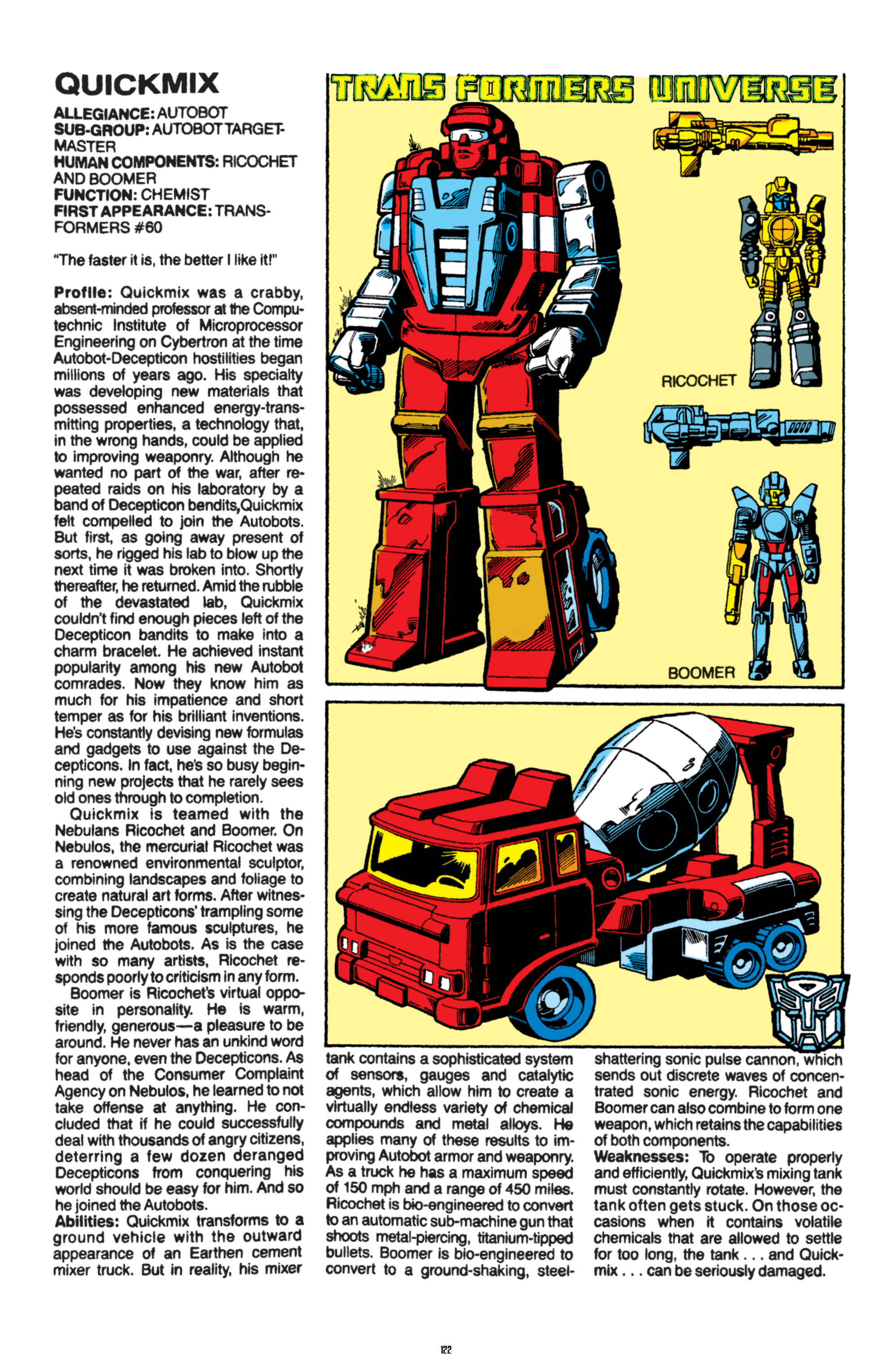 Read online The Transformers Classics comic -  Issue # TPB 8 - 121