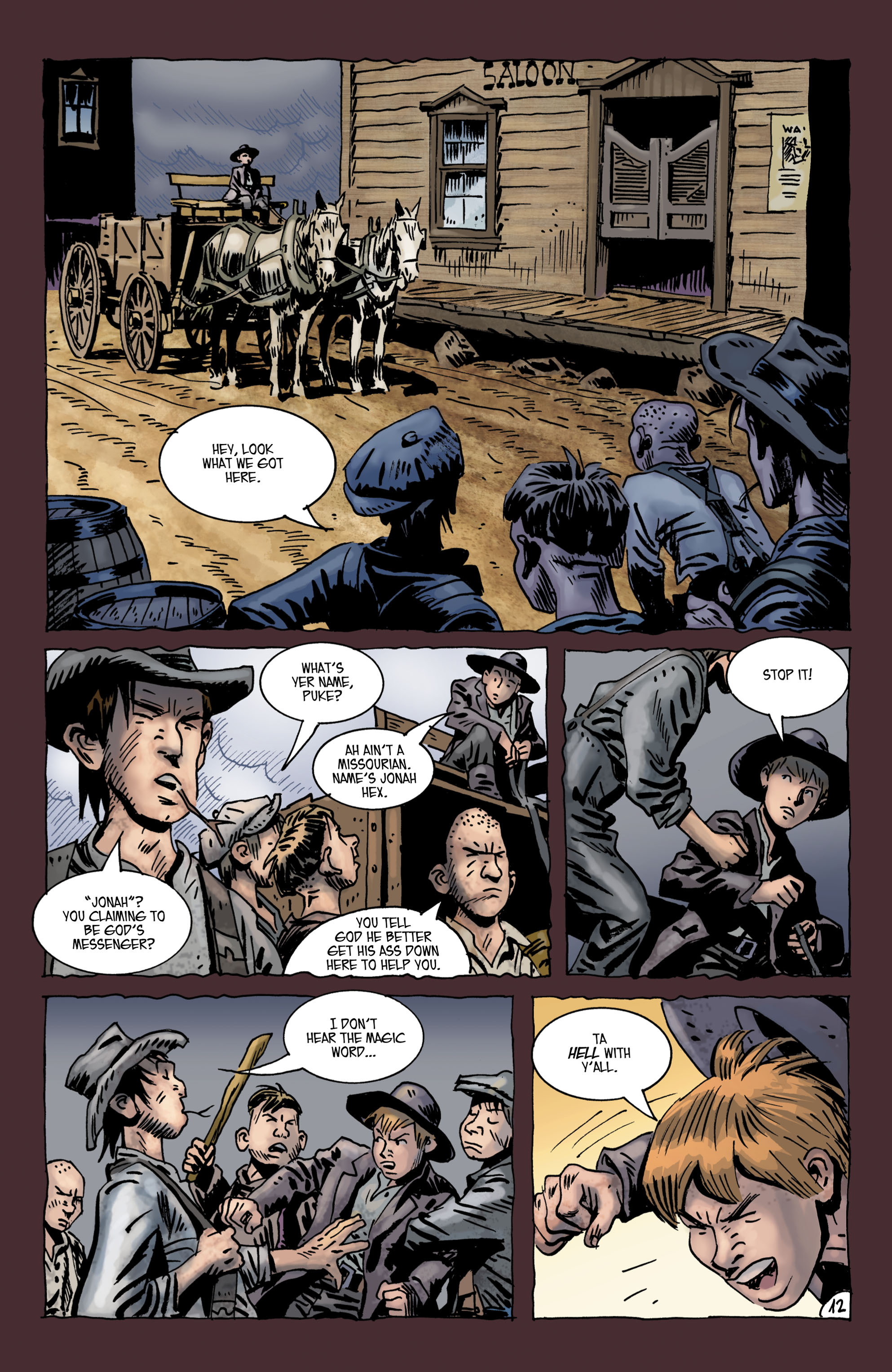 Read online Jonah Hex (2006) comic -  Issue #42 - 12