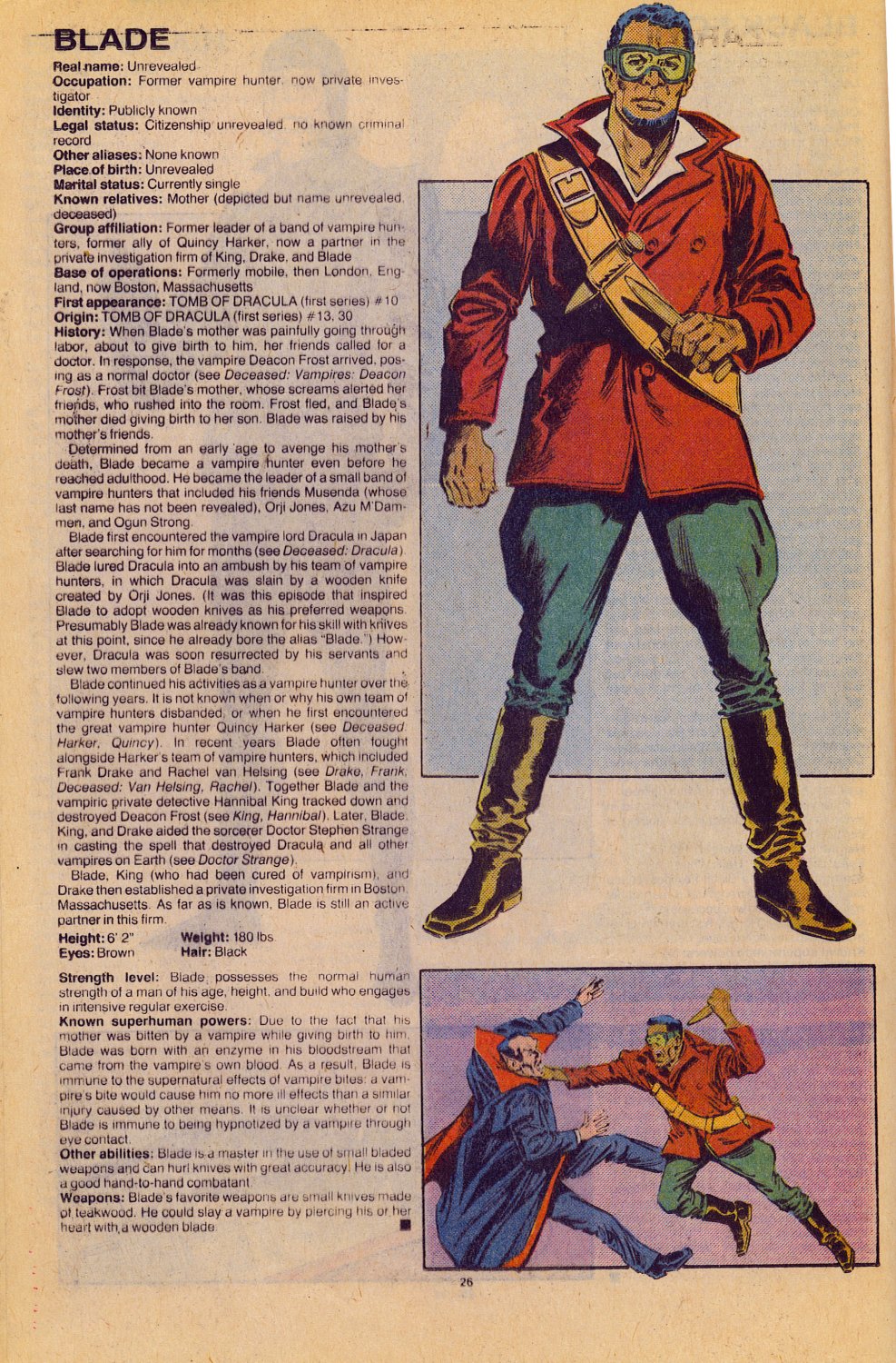 Read online The Official Handbook of the Marvel Universe: Update '89 comic -  Issue #1 - 29
