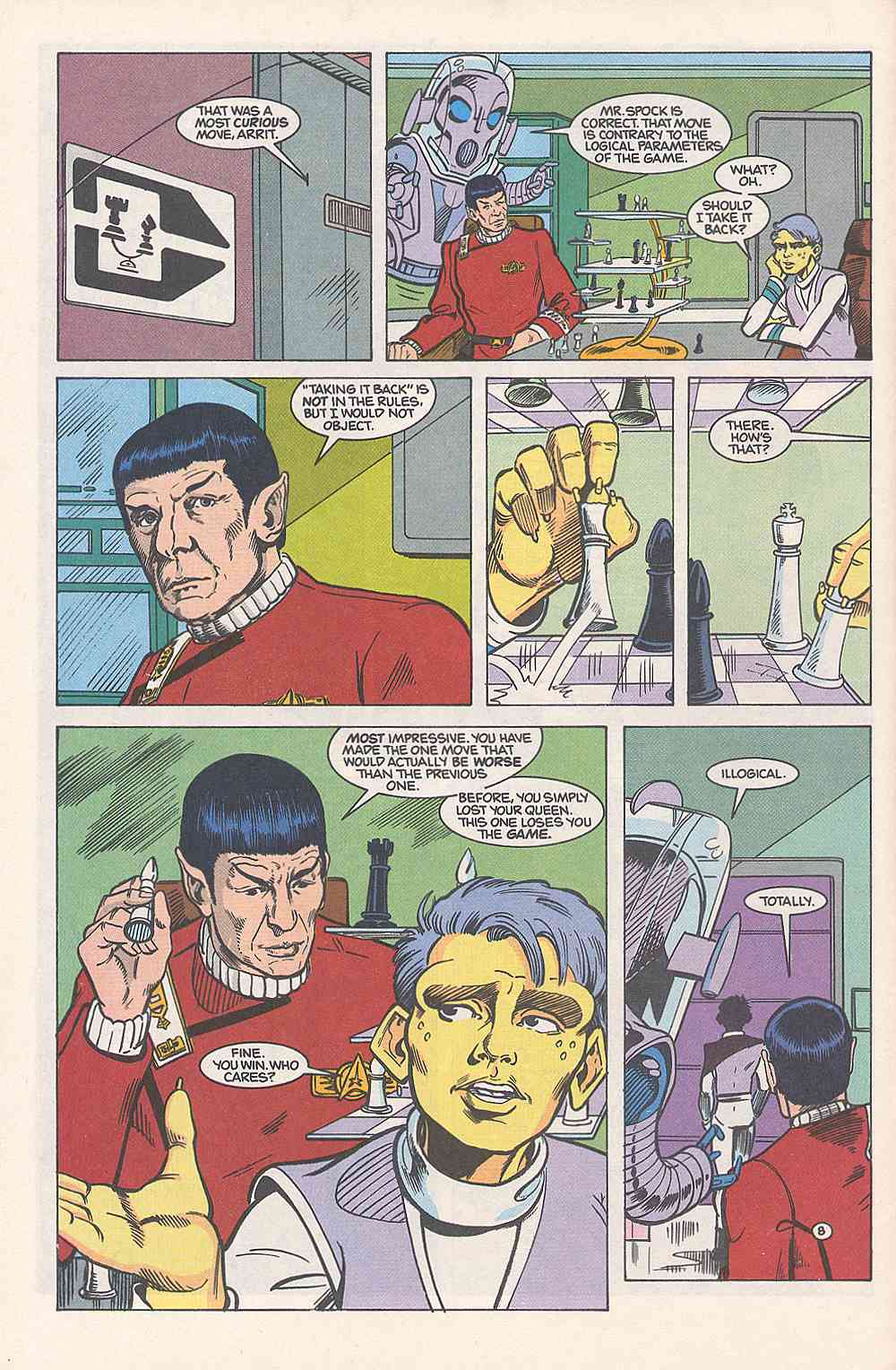 Read online Star Trek (1989) comic -  Issue #15 - 8