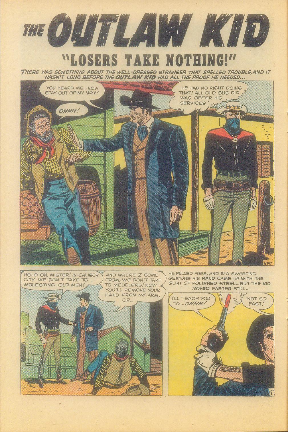 Read online The Outlaw Kid (1970) comic -  Issue #4 - 16