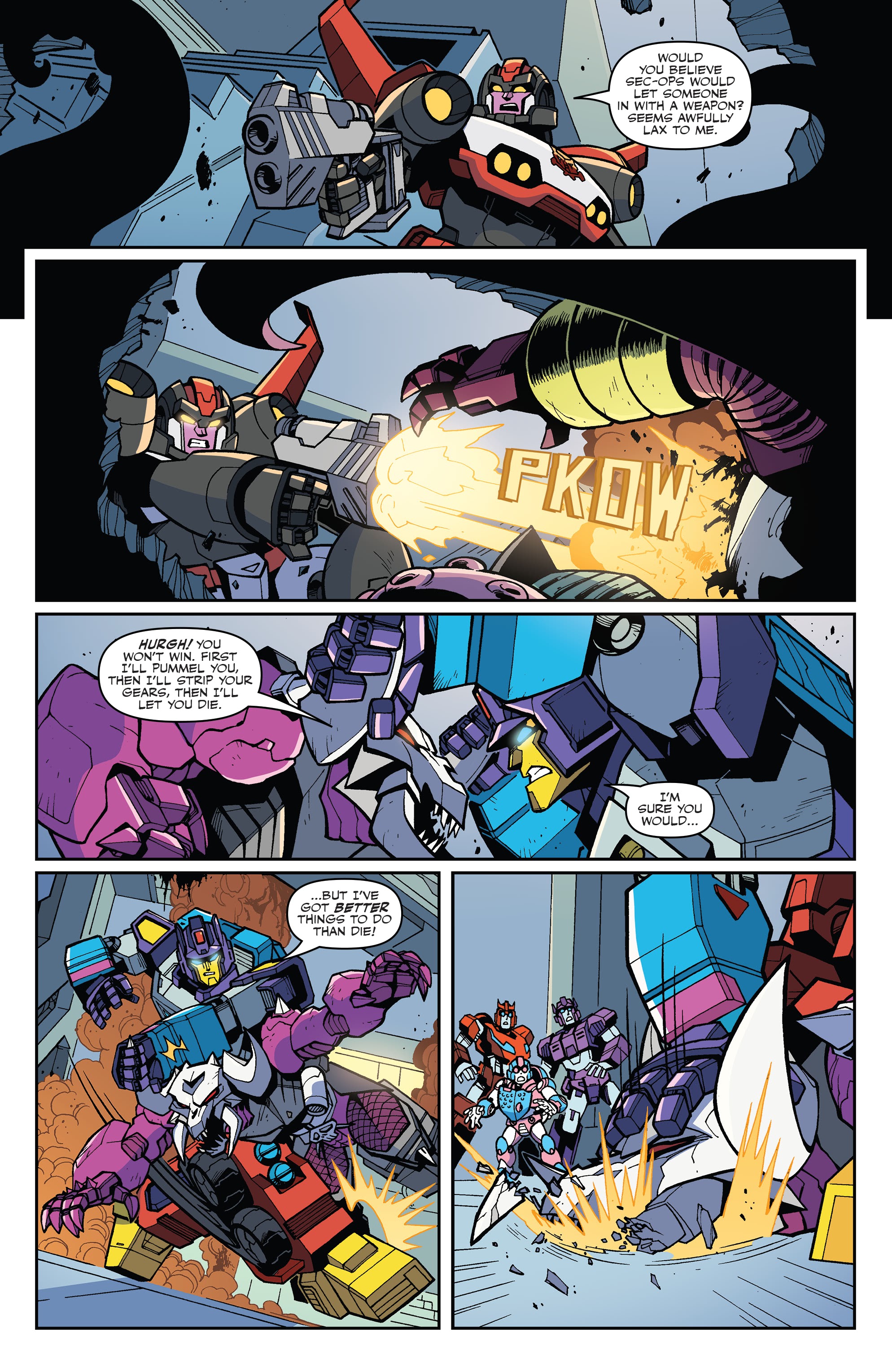 Read online Transformers: Wreckers-Tread and Circuits comic -  Issue #4 - 17