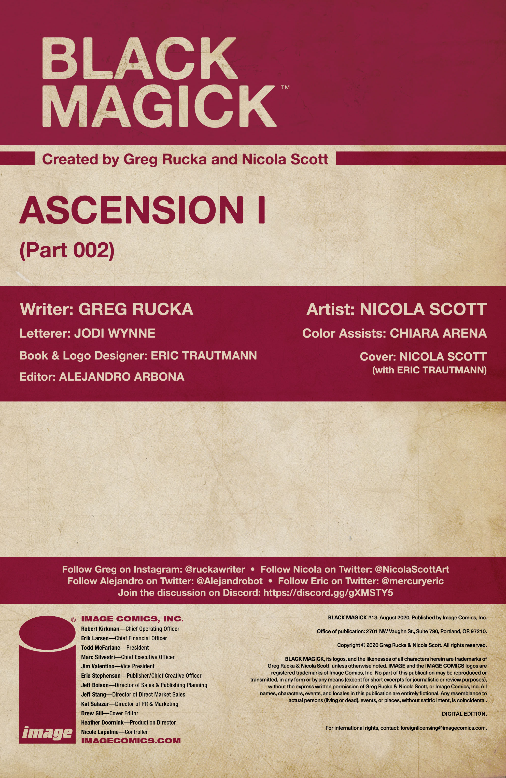 Read online Black Magick comic -  Issue #13 - 2