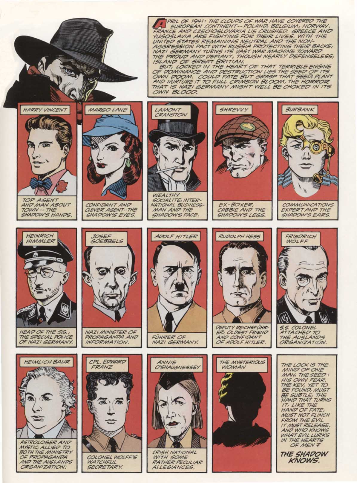 Read online Marvel Graphic Novel comic -  Issue #34 - The Shadow - Hitler's Astrologer - 5