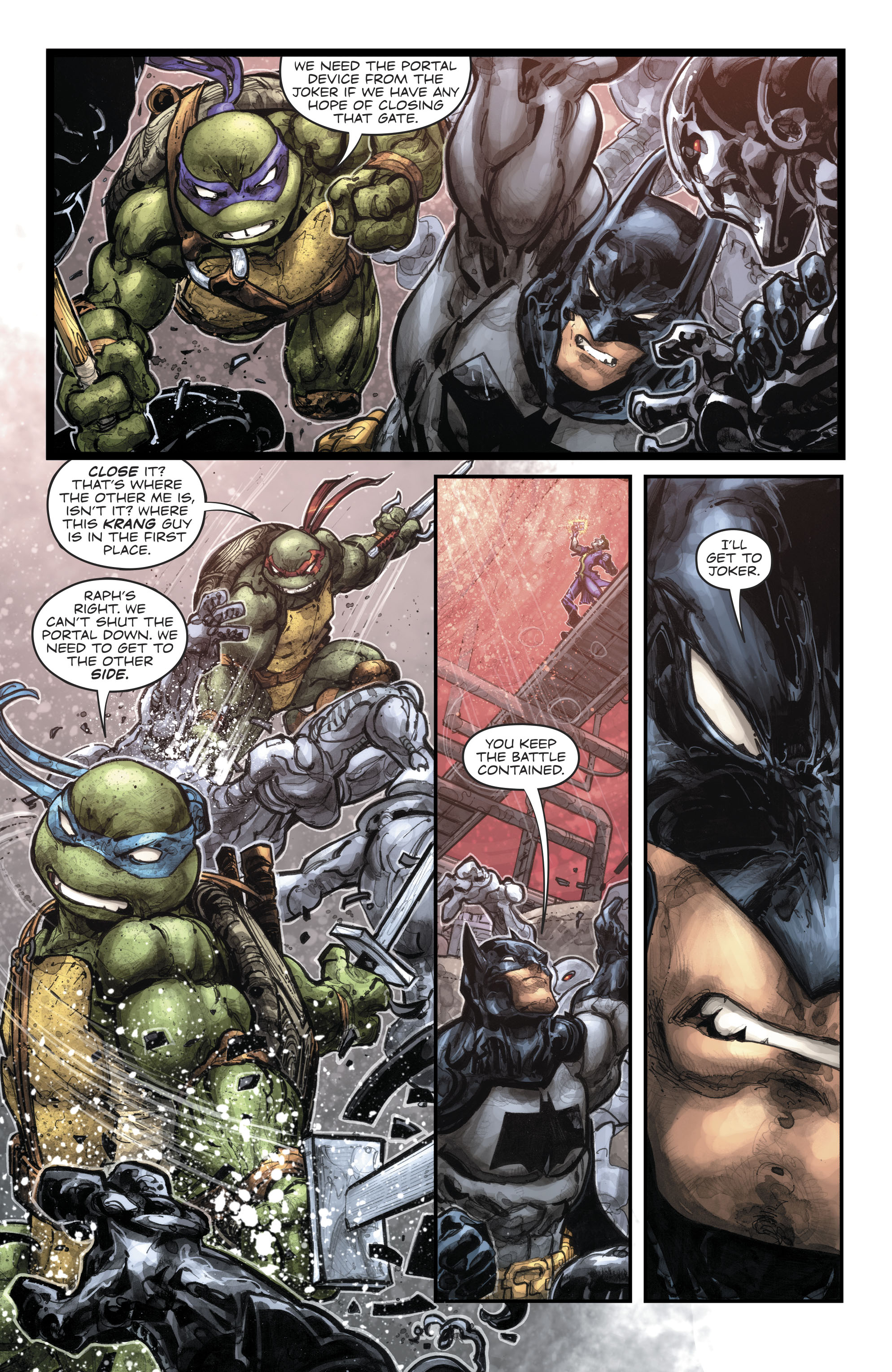 Read online Batman/Teenage Mutant Ninja Turtles III comic -  Issue #5 - 5