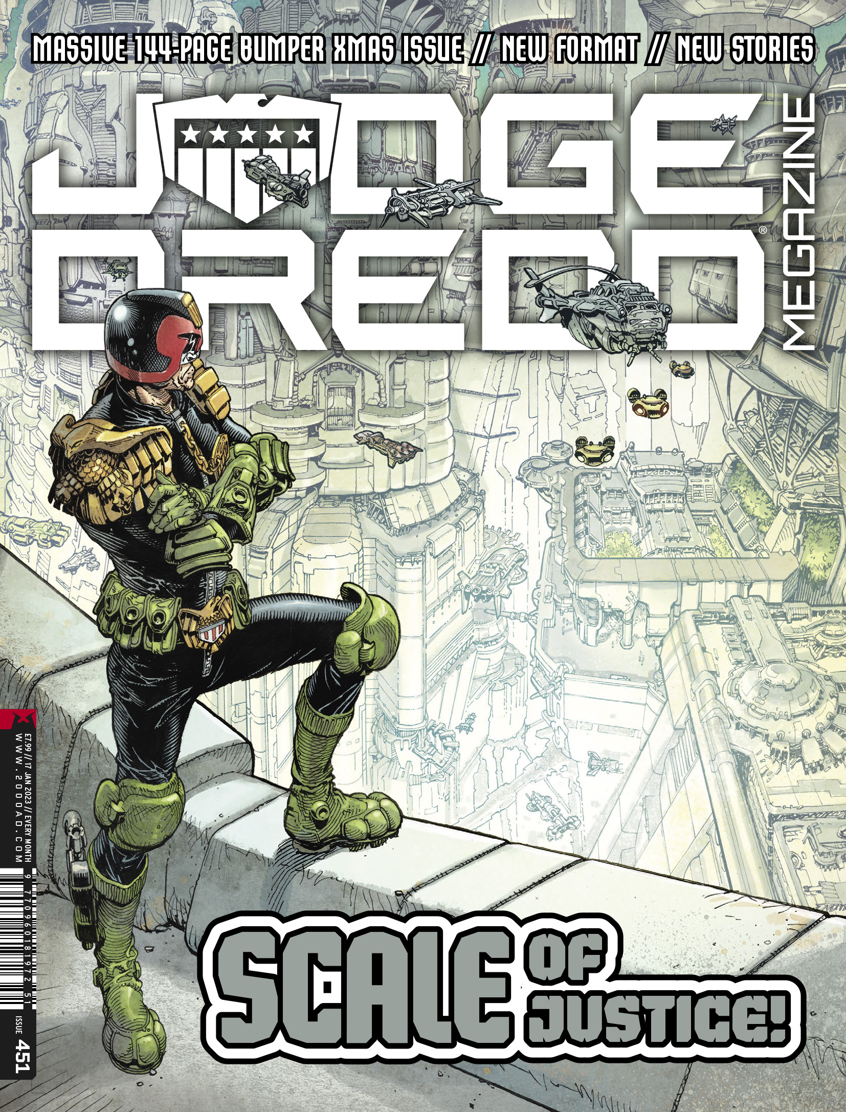 Read online Judge Dredd Megazine (Vol. 5) comic -  Issue #451 - 1