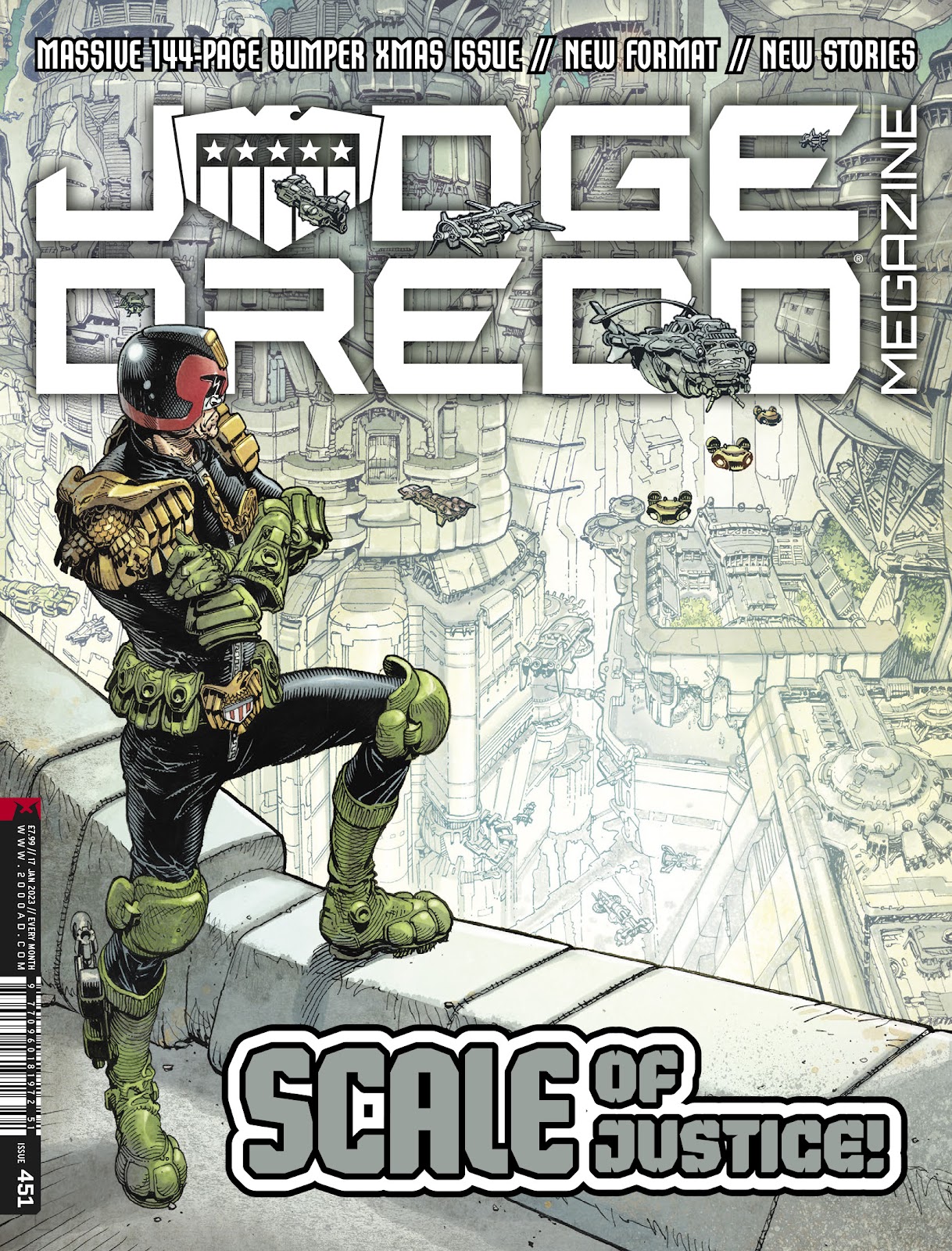 Judge Dredd Megazine (Vol. 5) issue 451 - Page 1
