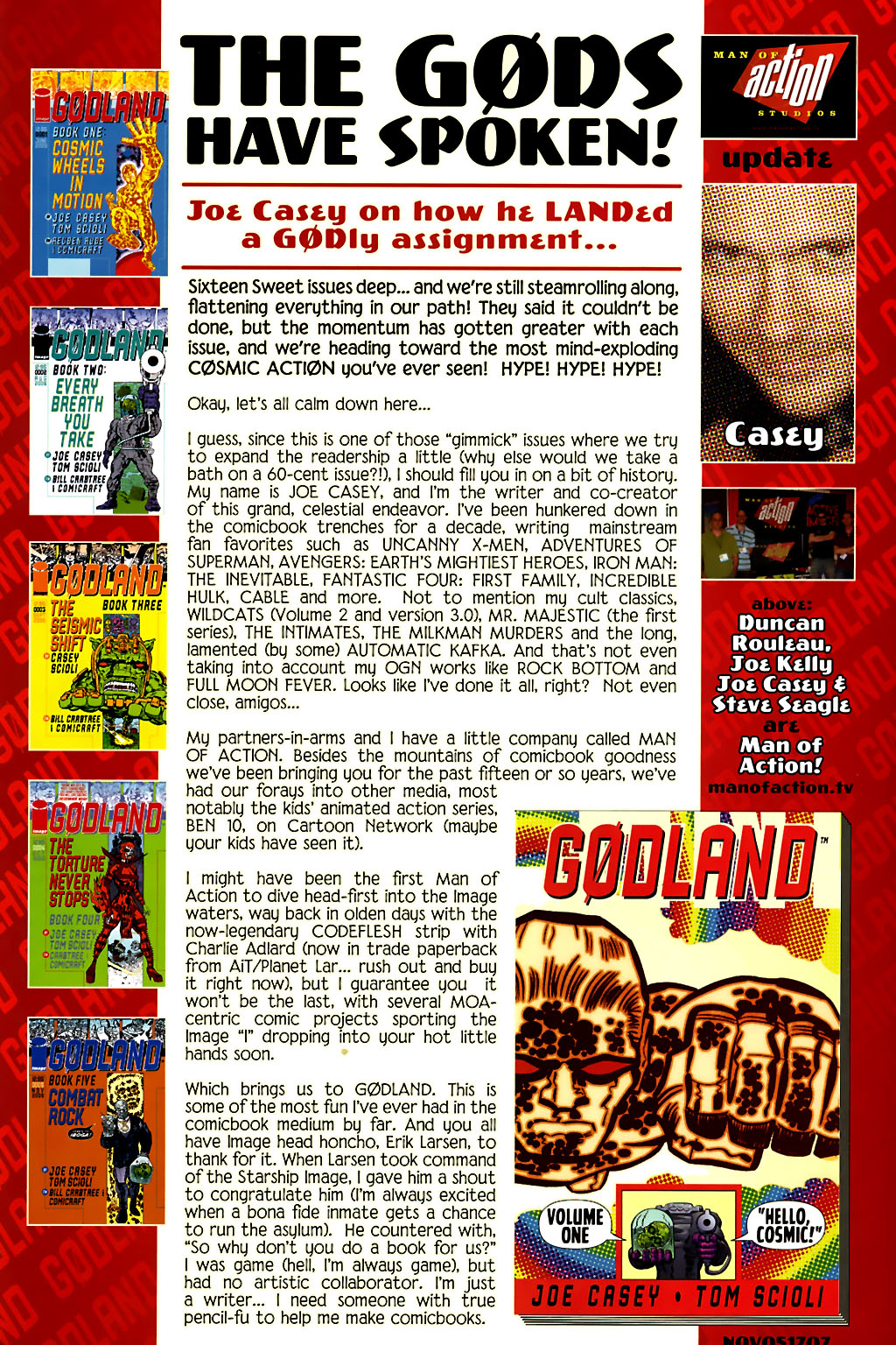 Read online Gødland comic -  Issue #16 - 19