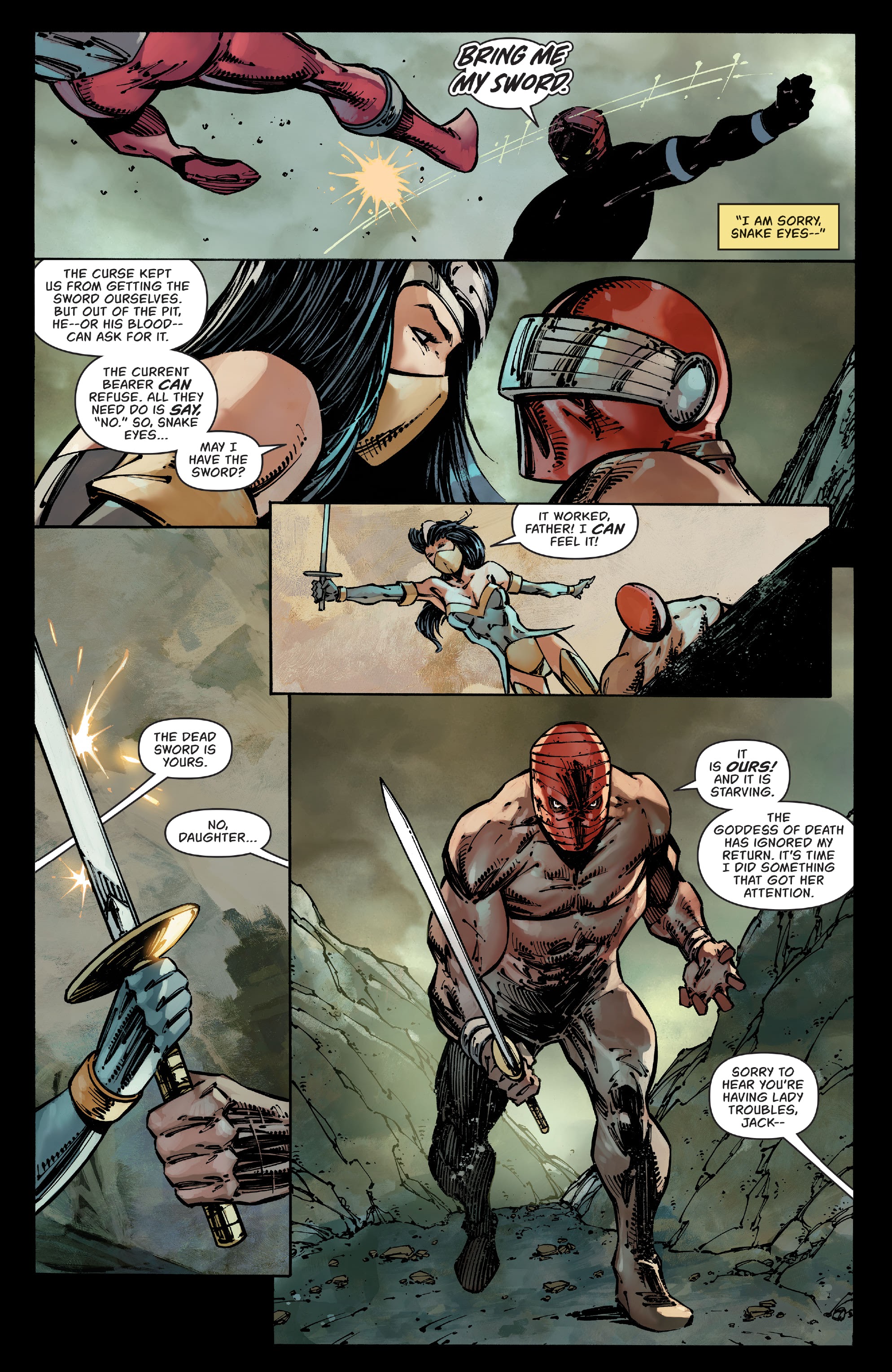 Read online Snake Eyes: Deadgame comic -  Issue #3 - 23
