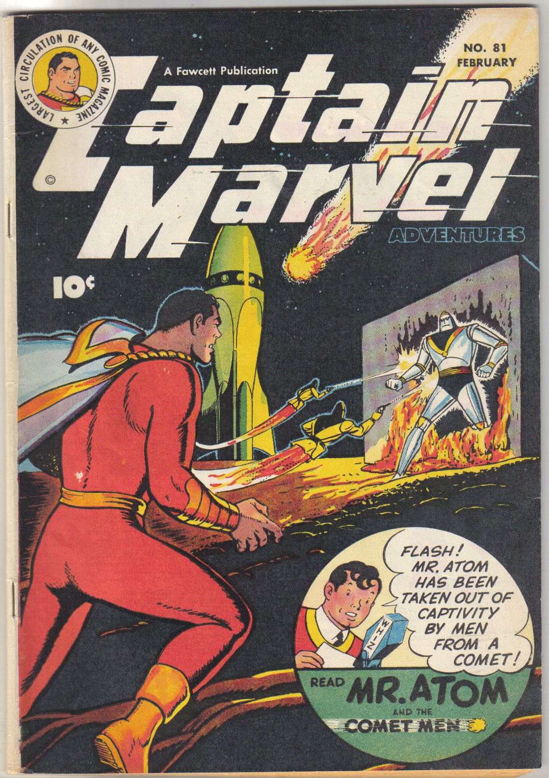 Read online Captain Marvel Adventures comic -  Issue #81 - 1