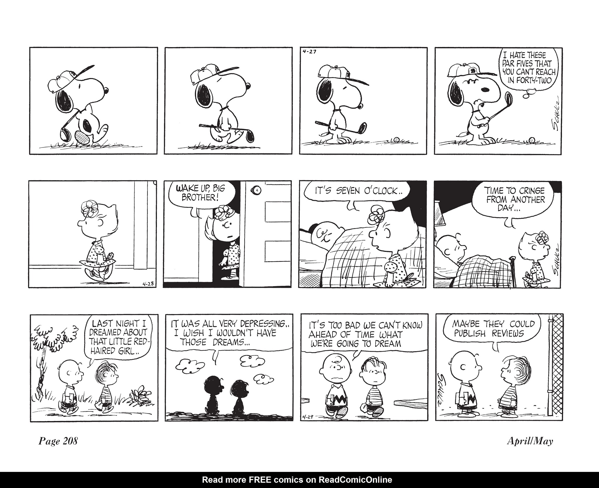 Read online The Complete Peanuts comic -  Issue # TPB 10 - 221