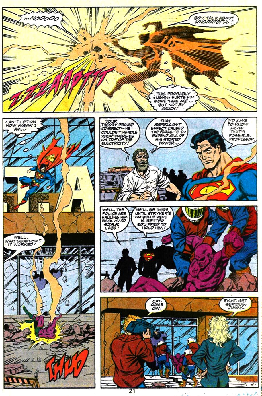 Read online Adventures of Superman (1987) comic -  Issue #482 - 22