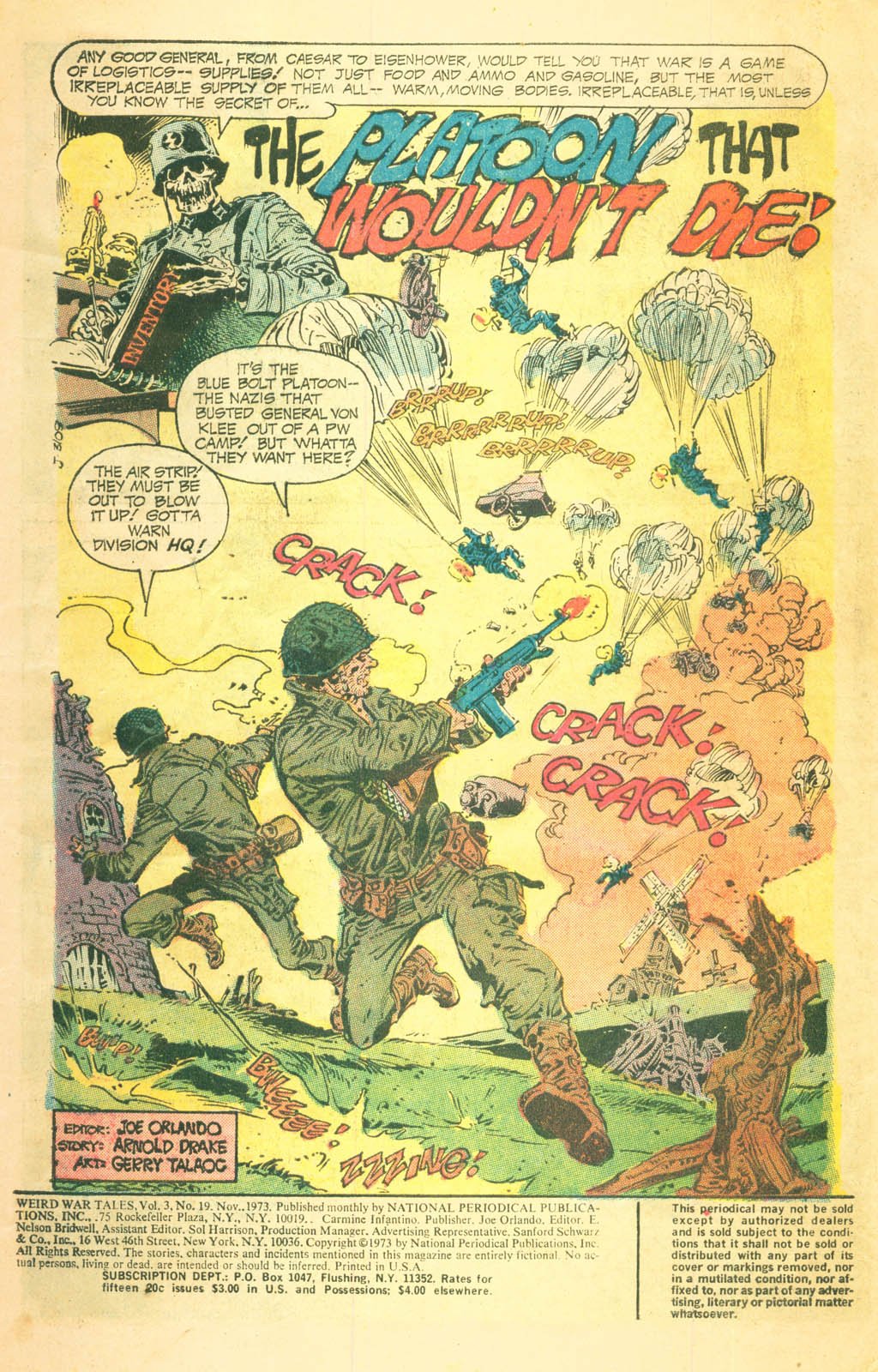 Read online Weird War Tales (1971) comic -  Issue #19 - 3