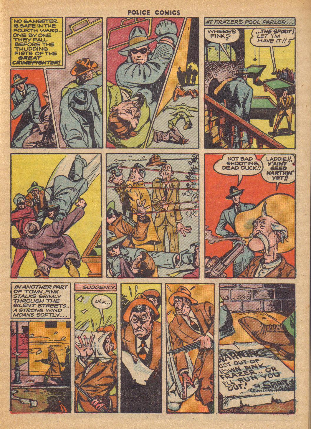 Read online Police Comics comic -  Issue #36 - 35
