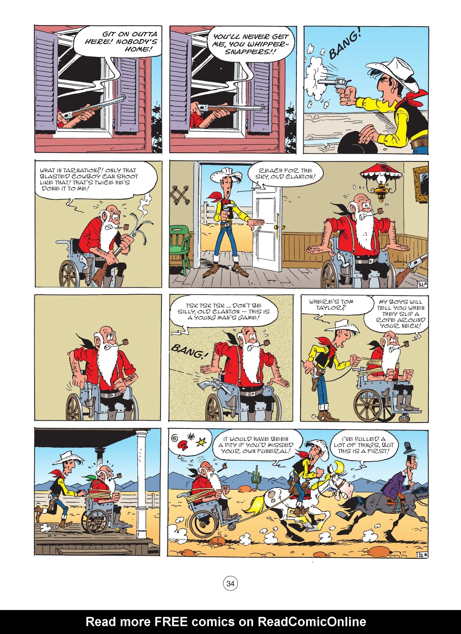 Read online A Lucky Luke Adventure comic -  Issue #70 - 36