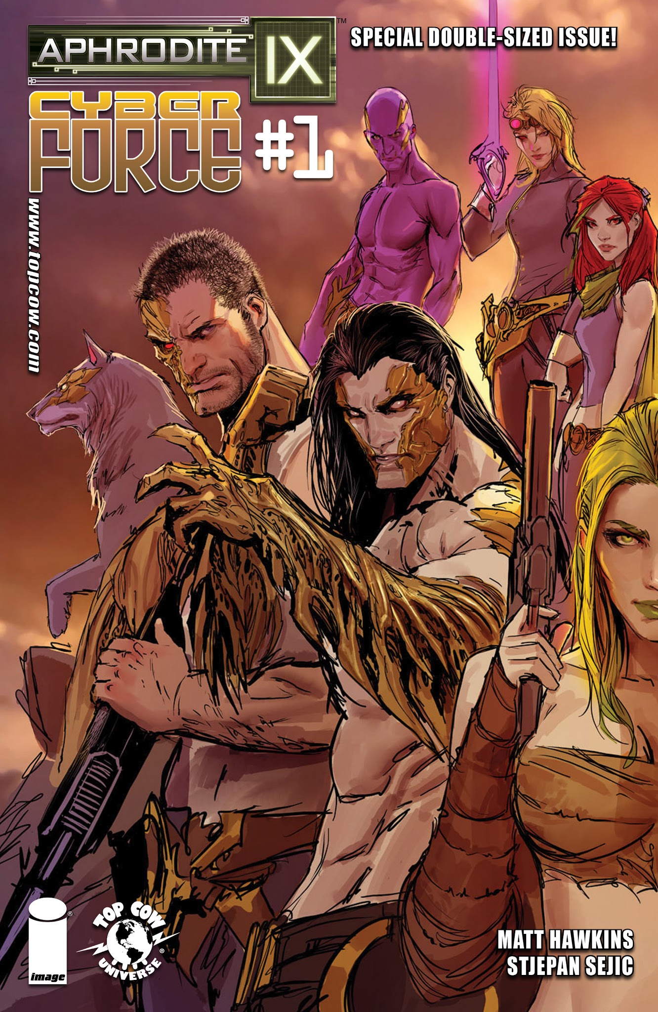 Read online Aphrodite IX Cyber Force comic -  Issue # Full - 1