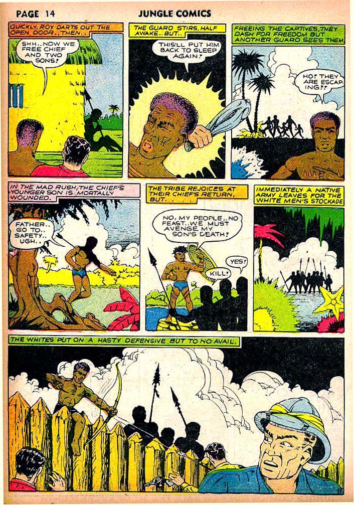 Read online Jungle Comics comic -  Issue #22 - 16