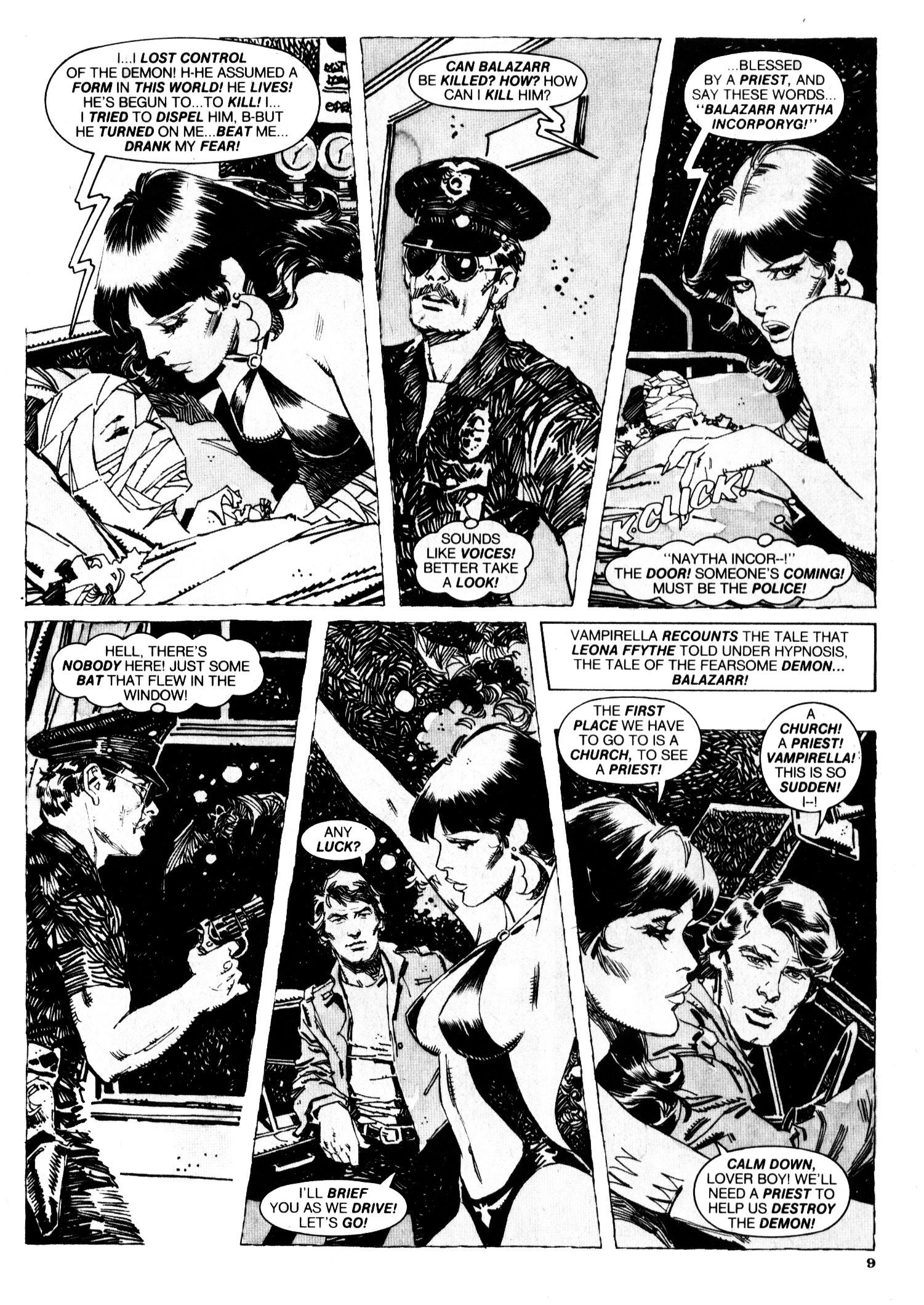 Read online Vampirella (1969) comic -  Issue #110 - 9