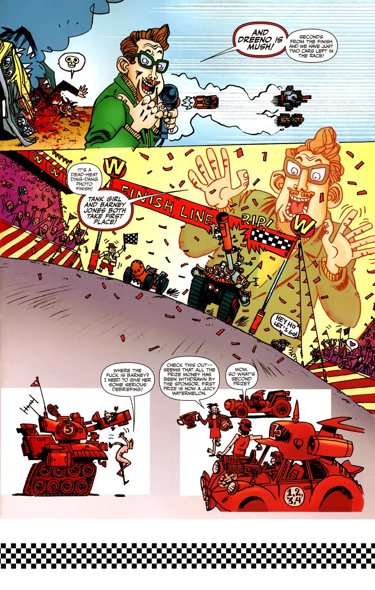 Read online Tank Girl: Skidmarks comic -  Issue #4 - 13