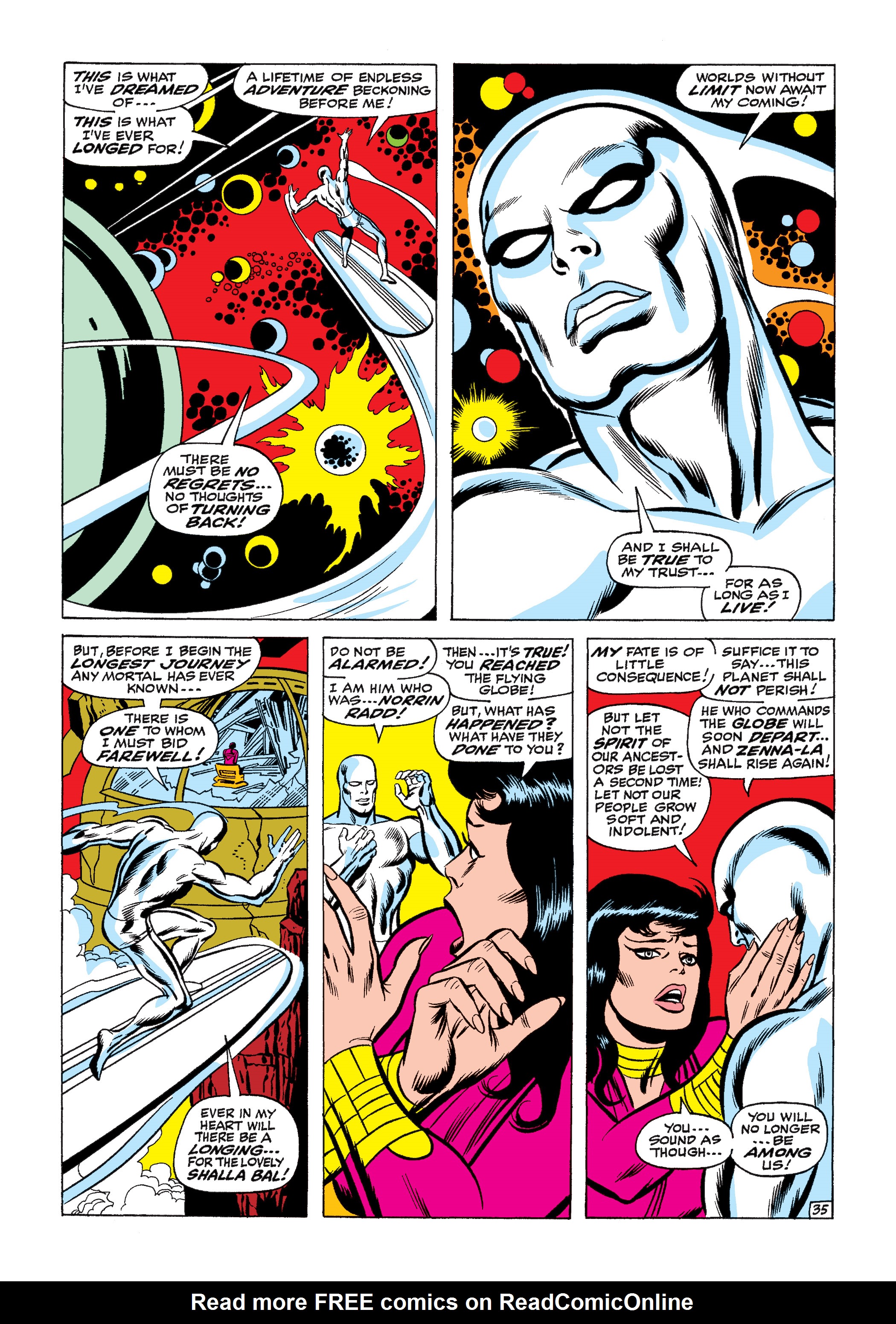 Read online Marvel Masterworks: The Silver Surfer comic -  Issue # TPB 1 (Part 1) - 42